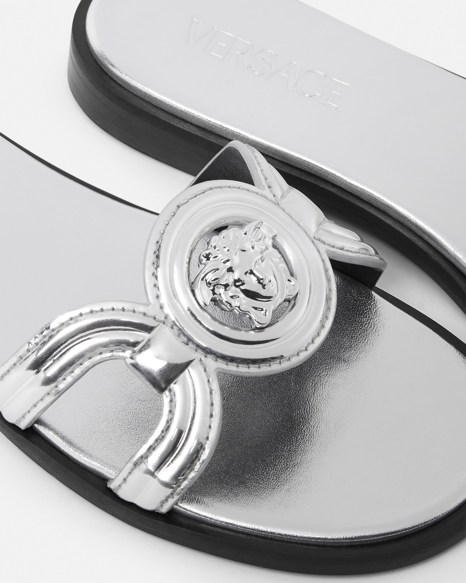 Medusa '95 Metallic Flat Sandals