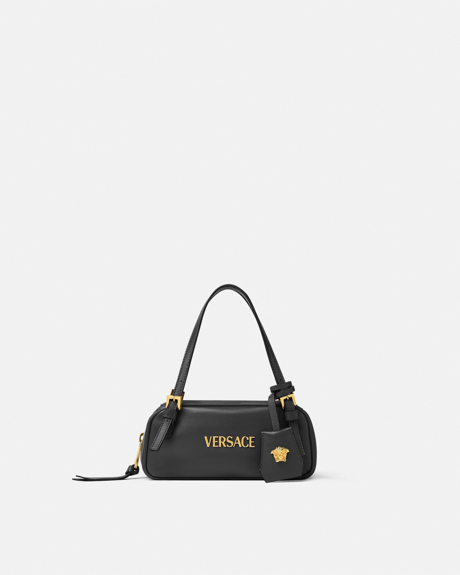 Versace Tag Nappa Bowling Mini Bag