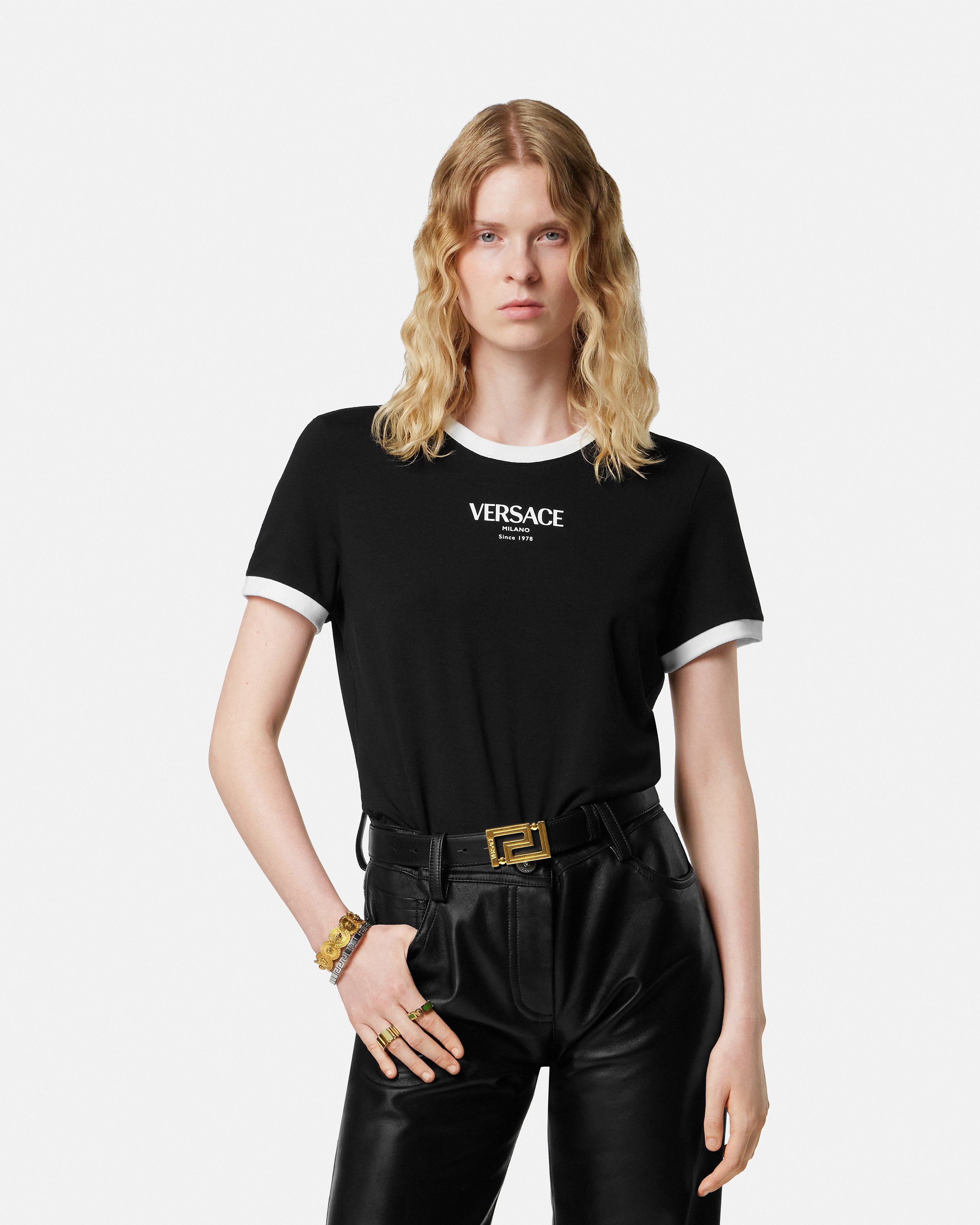 Stretch Viscose-Jersey T-Shirt