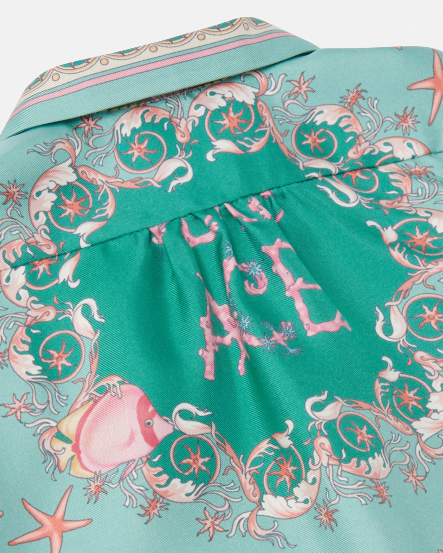Underwater Barocco Silk Kids Shirt