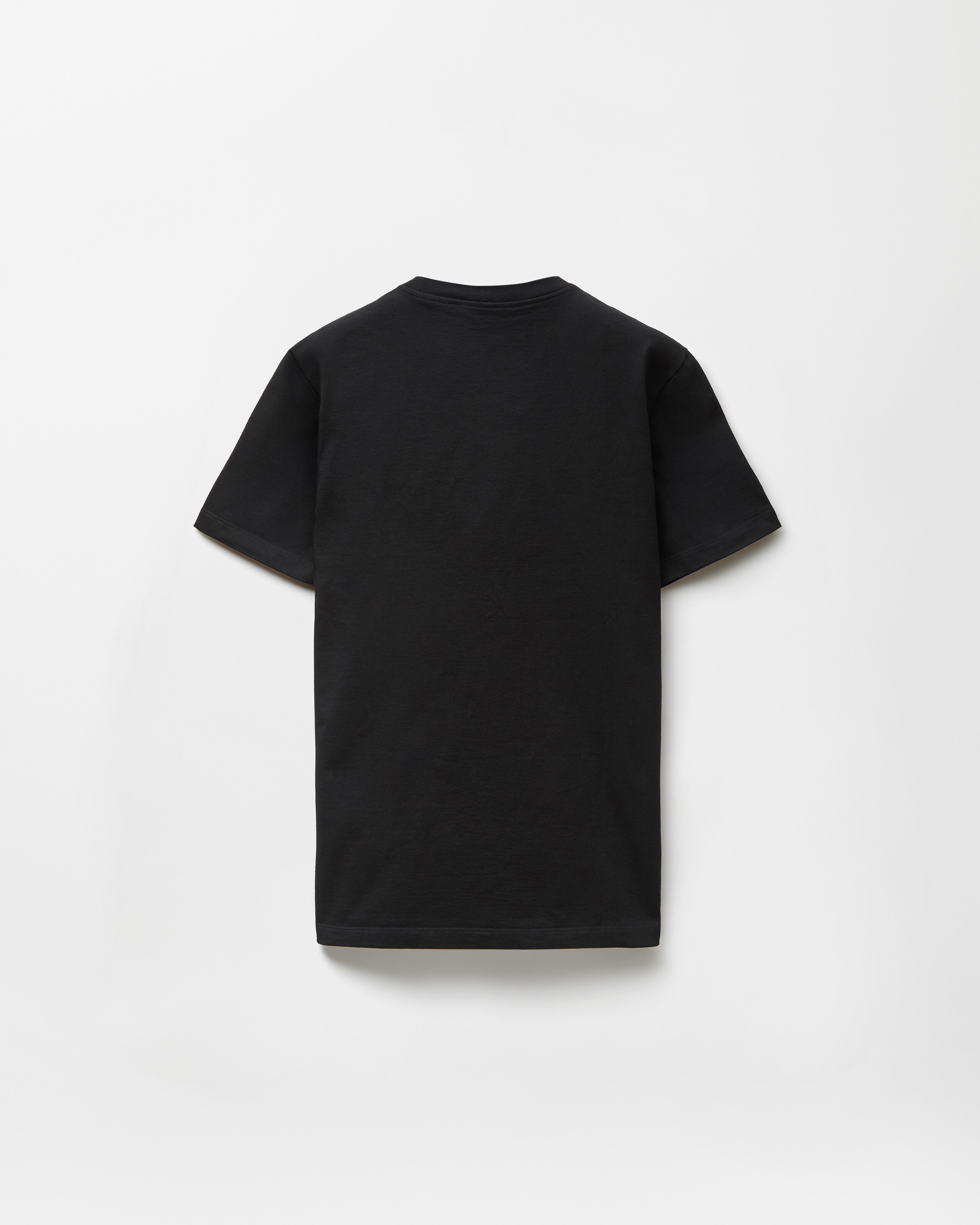 Embroidered Cotton-Jersey T-Shirt Black | VERSACE US