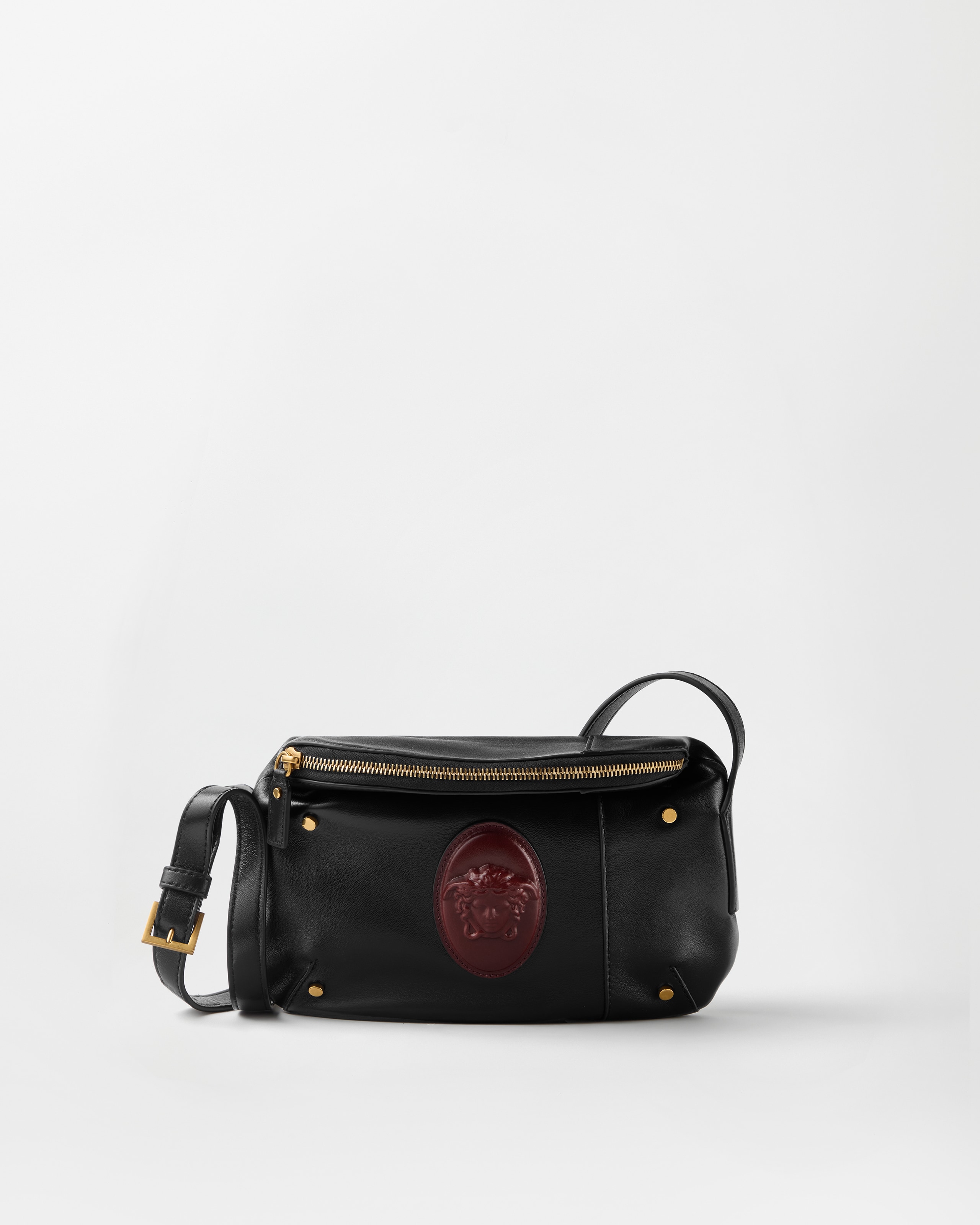 Versace Lou Nappa Mini Shoulder Bag In Multi