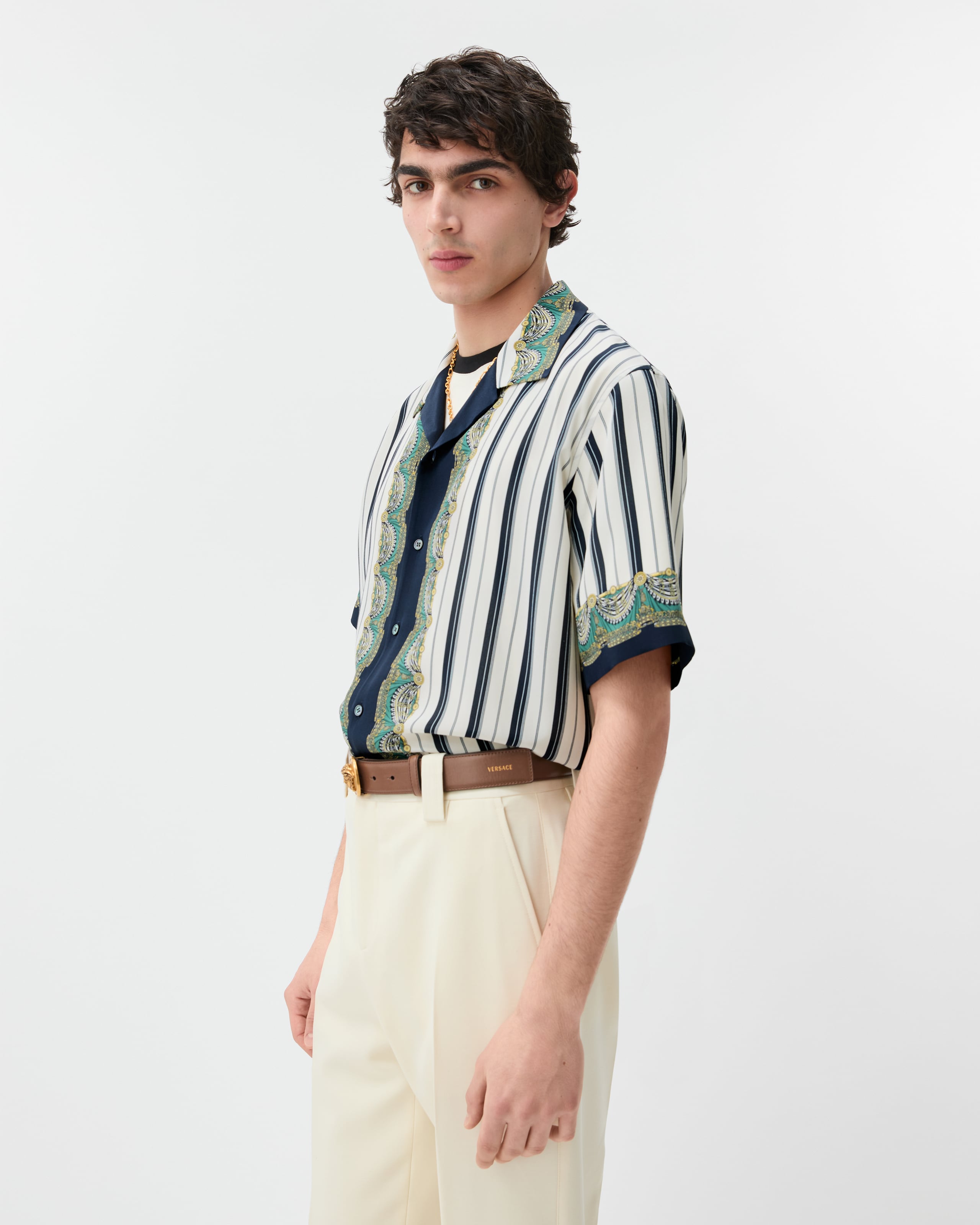 versace dress shirts sale VERSACE JEANS COUTURE Baroque Printed Shirt