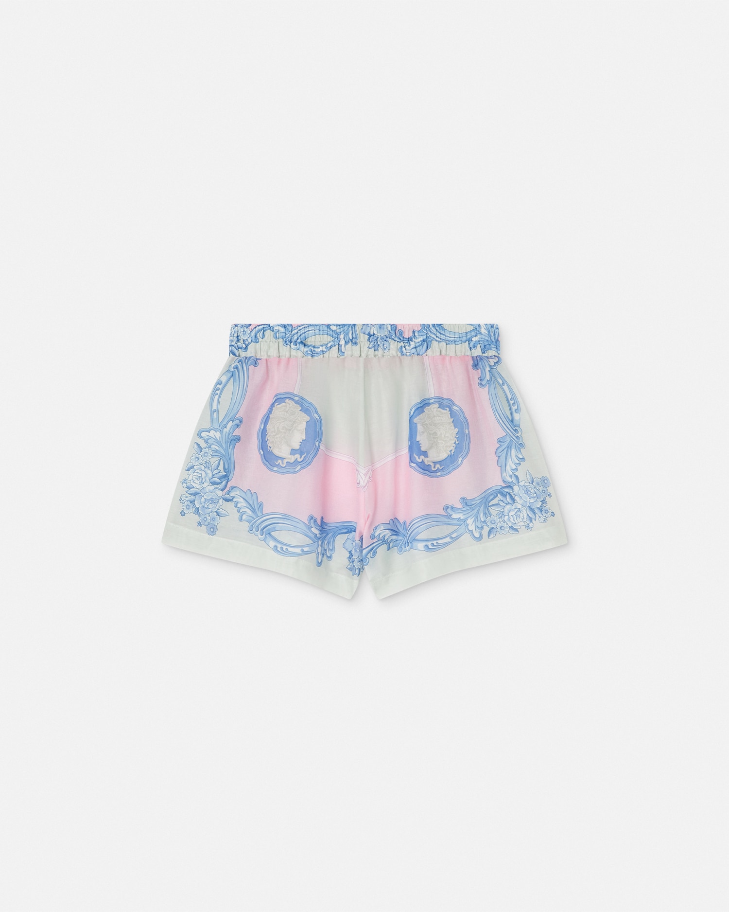 Shop Versace Short De Bain Cameo In Imprimer