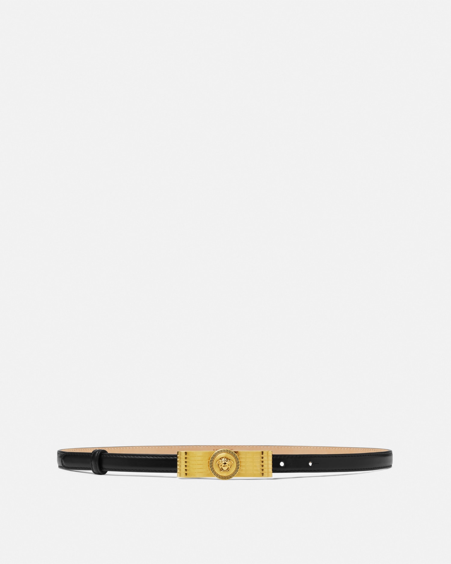 Gianni Ribbon Leather Belt 0.6"
