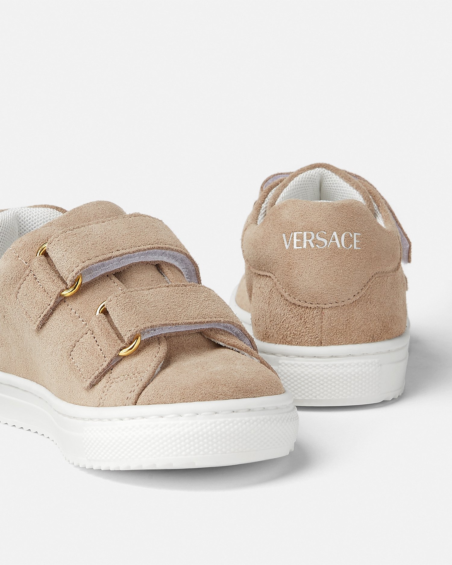 Versace Suede Kids Sneakers