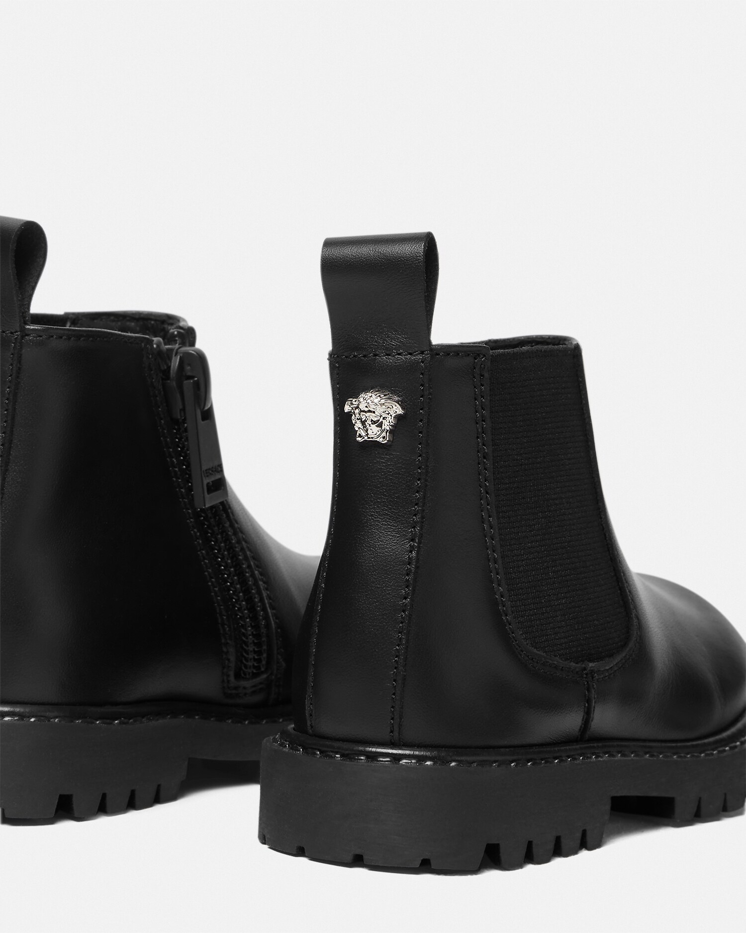 La Medusa Leather Baby Ankle Boots