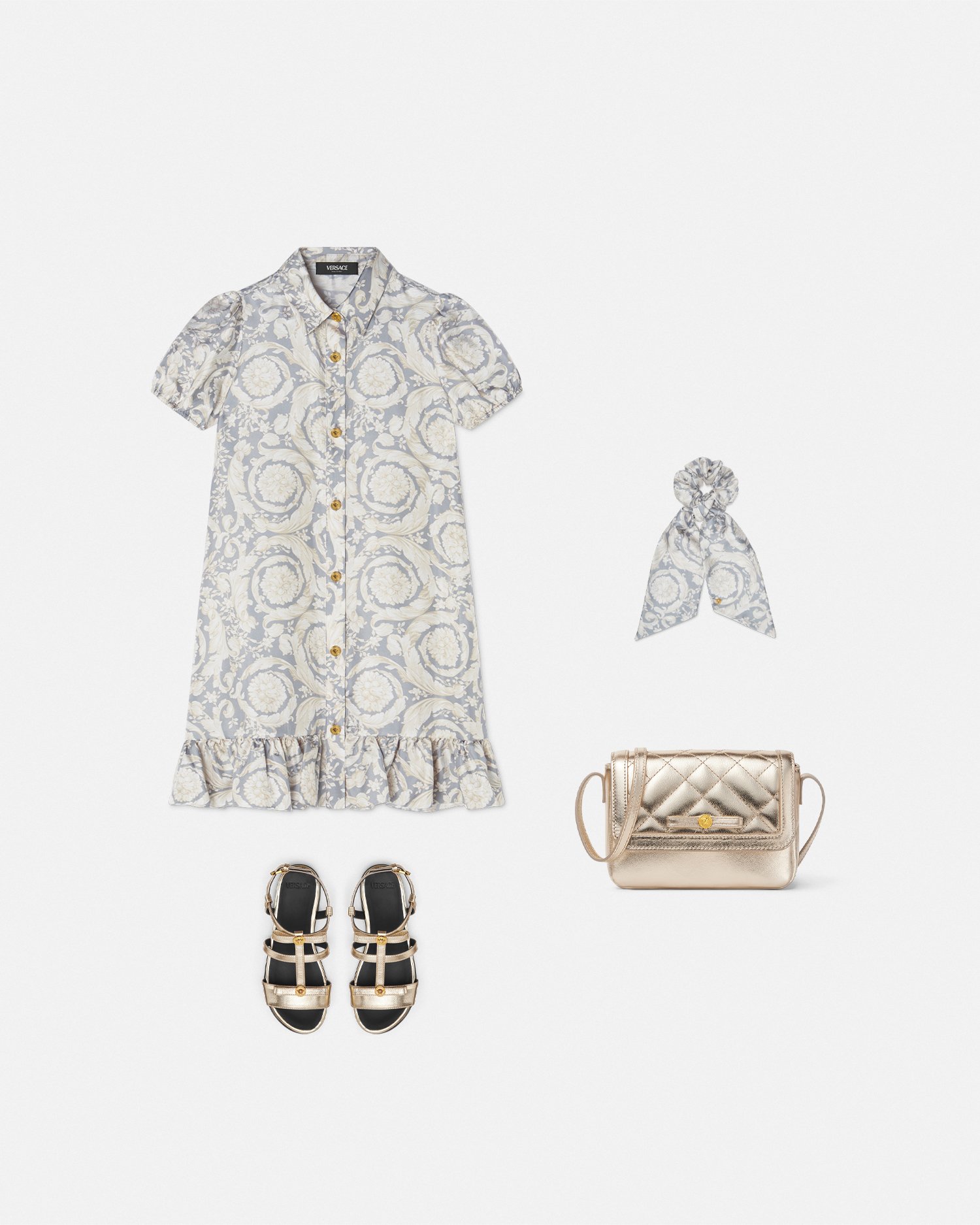 Barocco Kids Shirt Dress