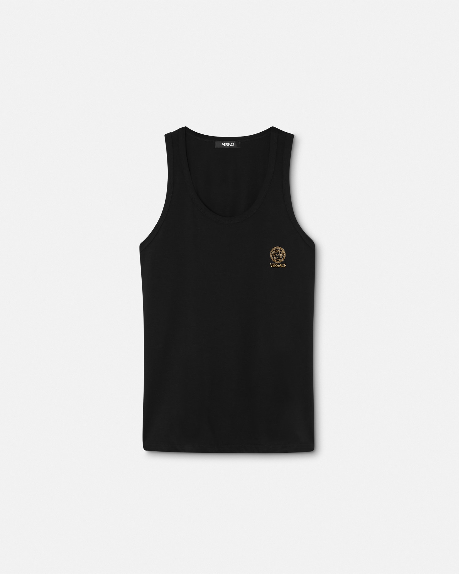 Versace Medusa Tank Top Undershirt In Noir