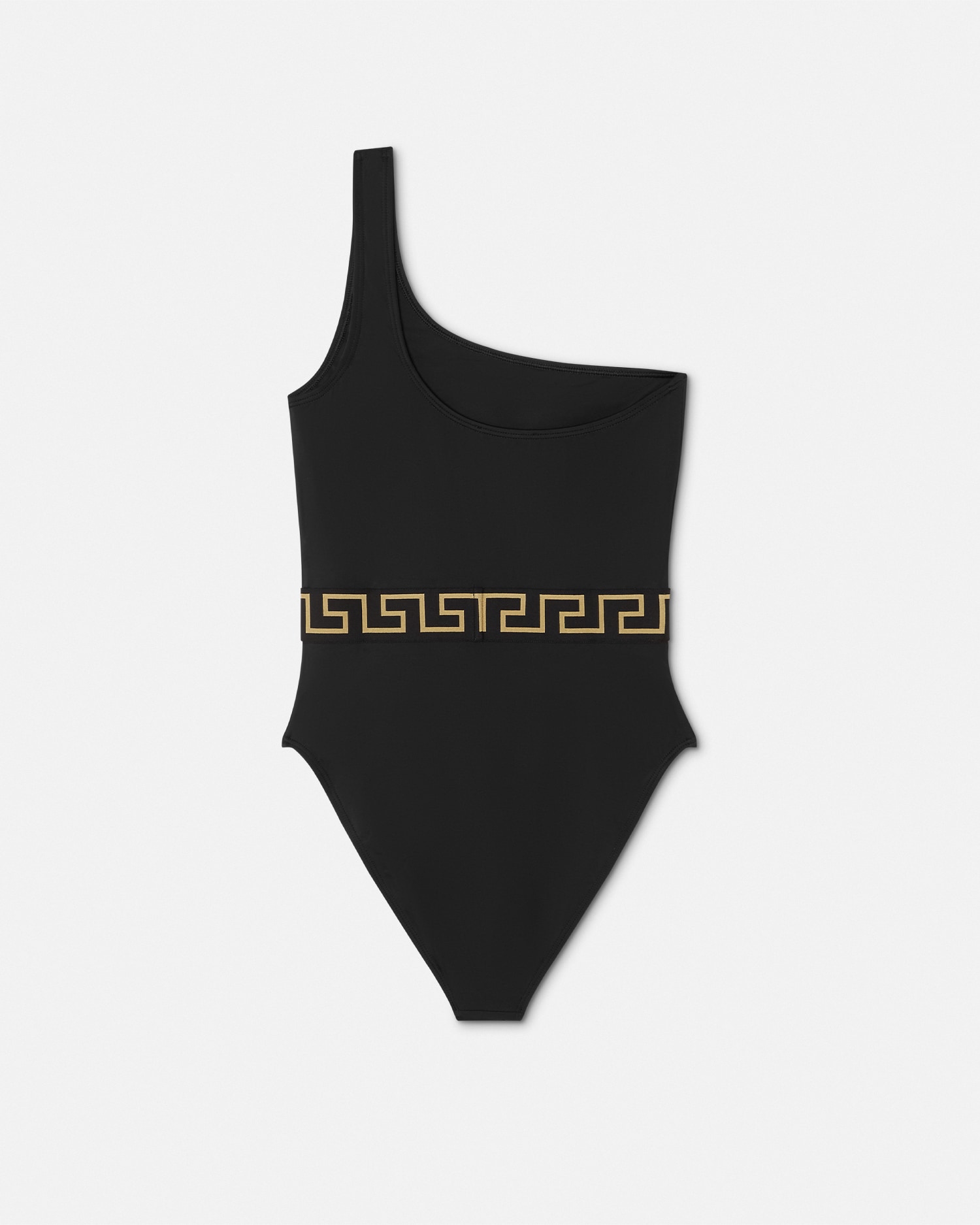 Greca Border One-Piece Swimsuit