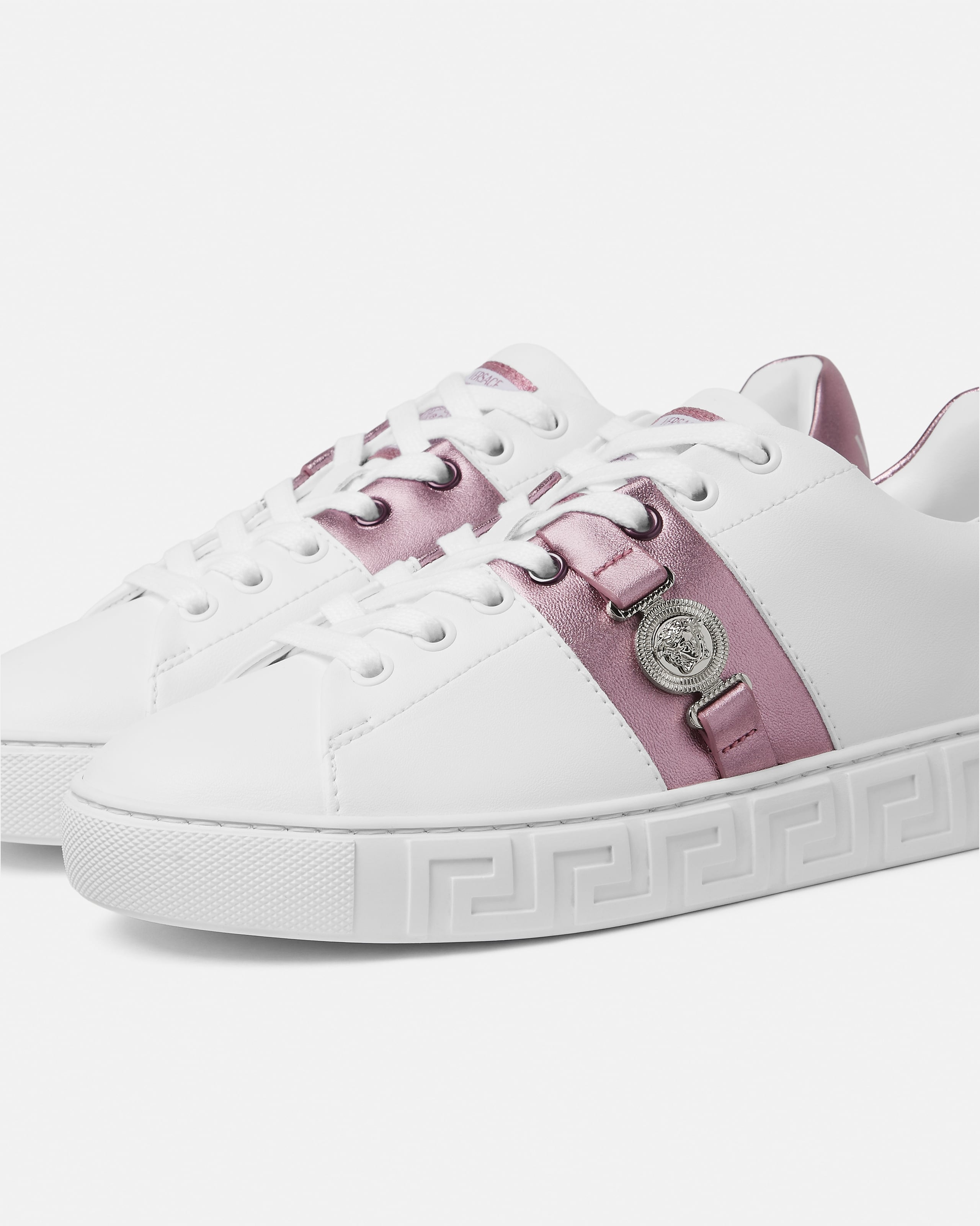Greca Embellished Sneakers