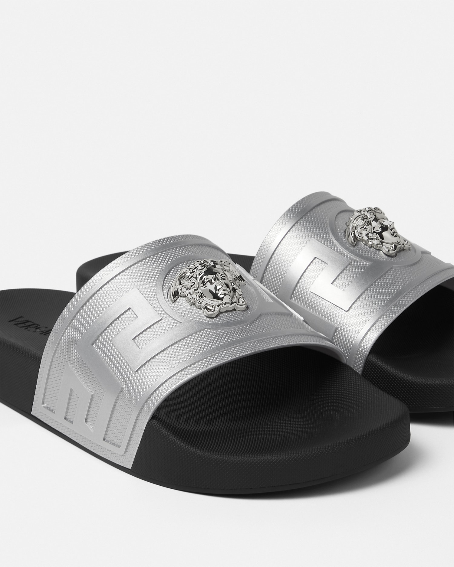 La Medusa Rubber Sliders | VERSACE US