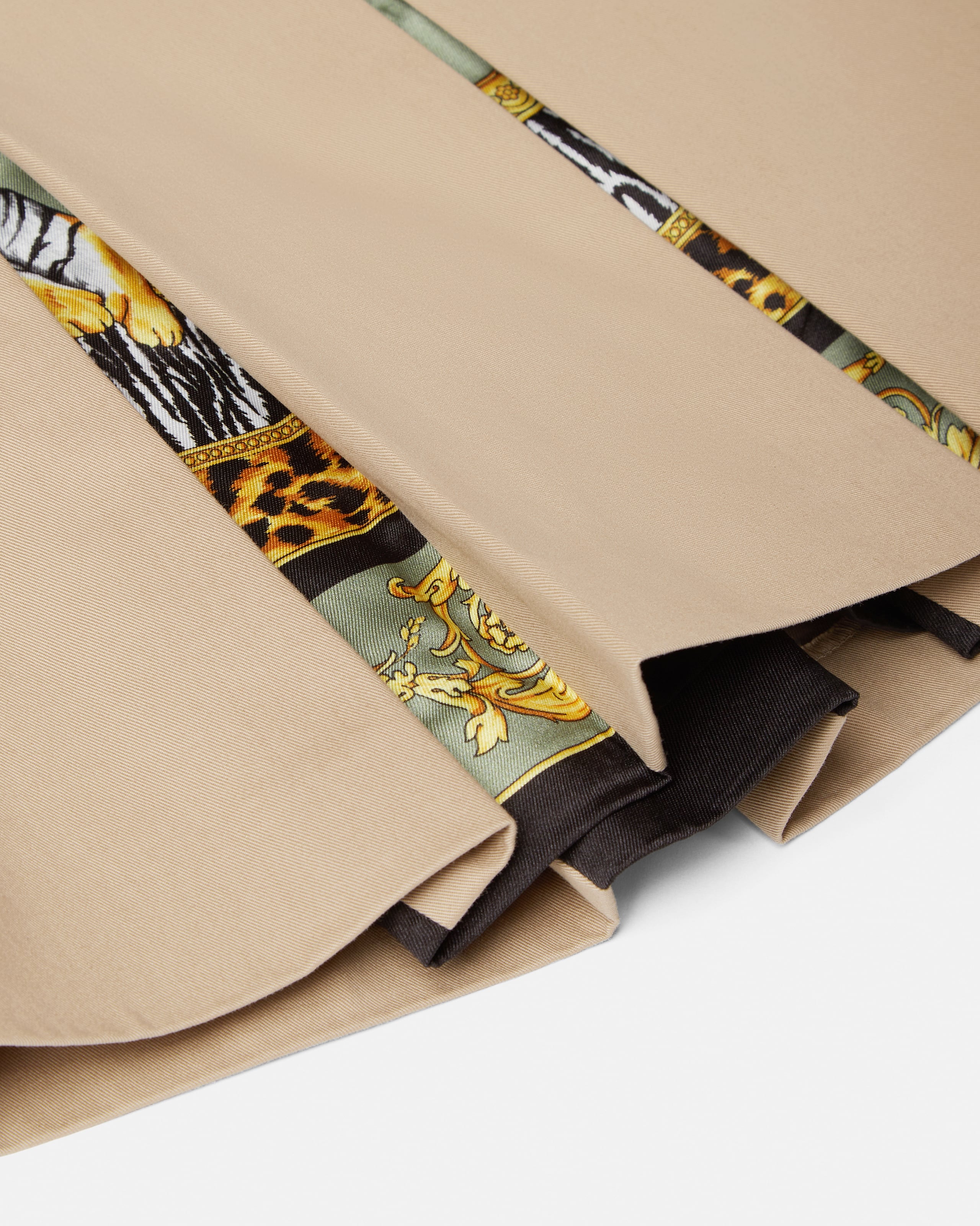 Kids Printed Cotton-Gabardine Pleated Skirt