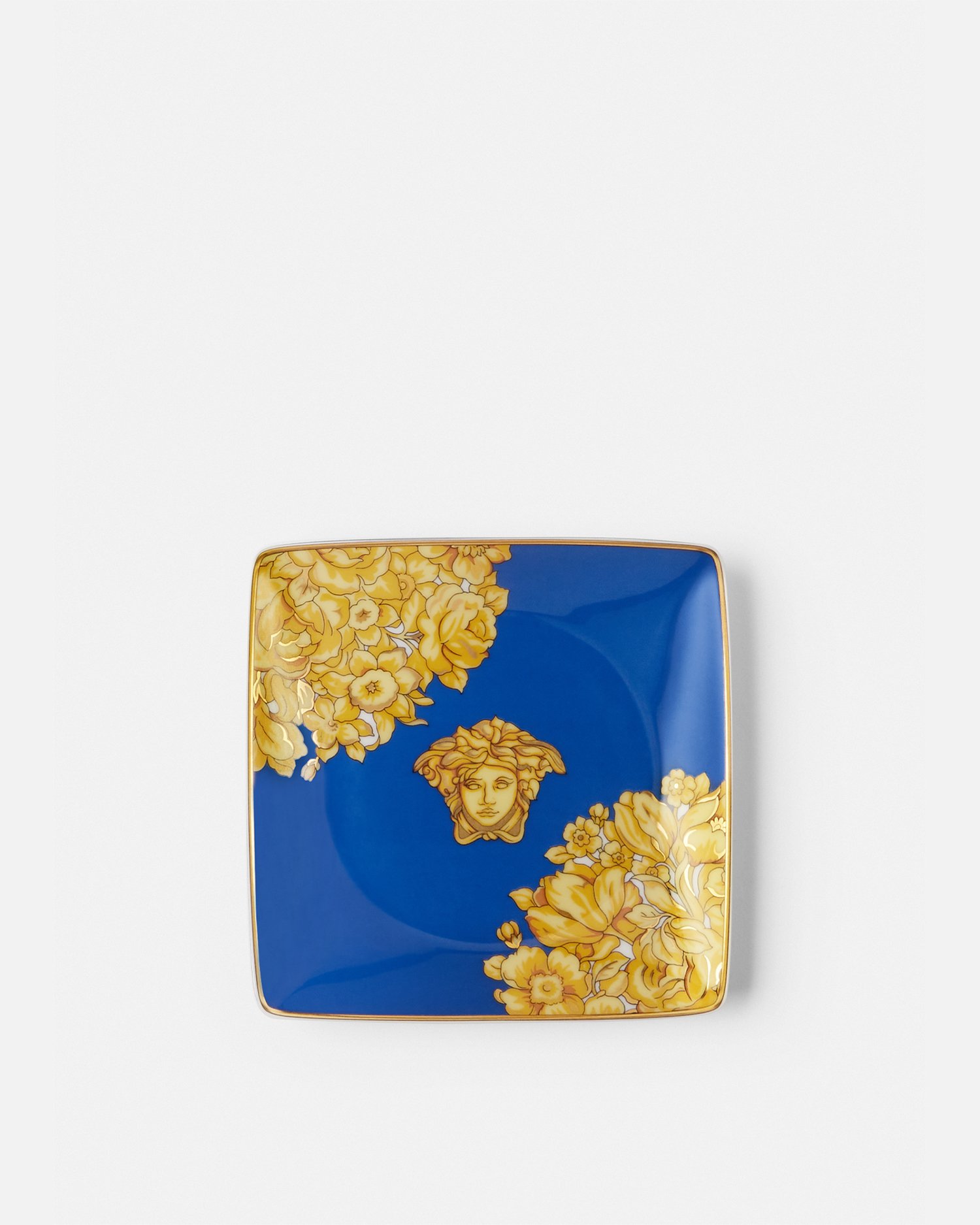 Versace Plat Medusa Rhapsody 12 Cm In Bleu