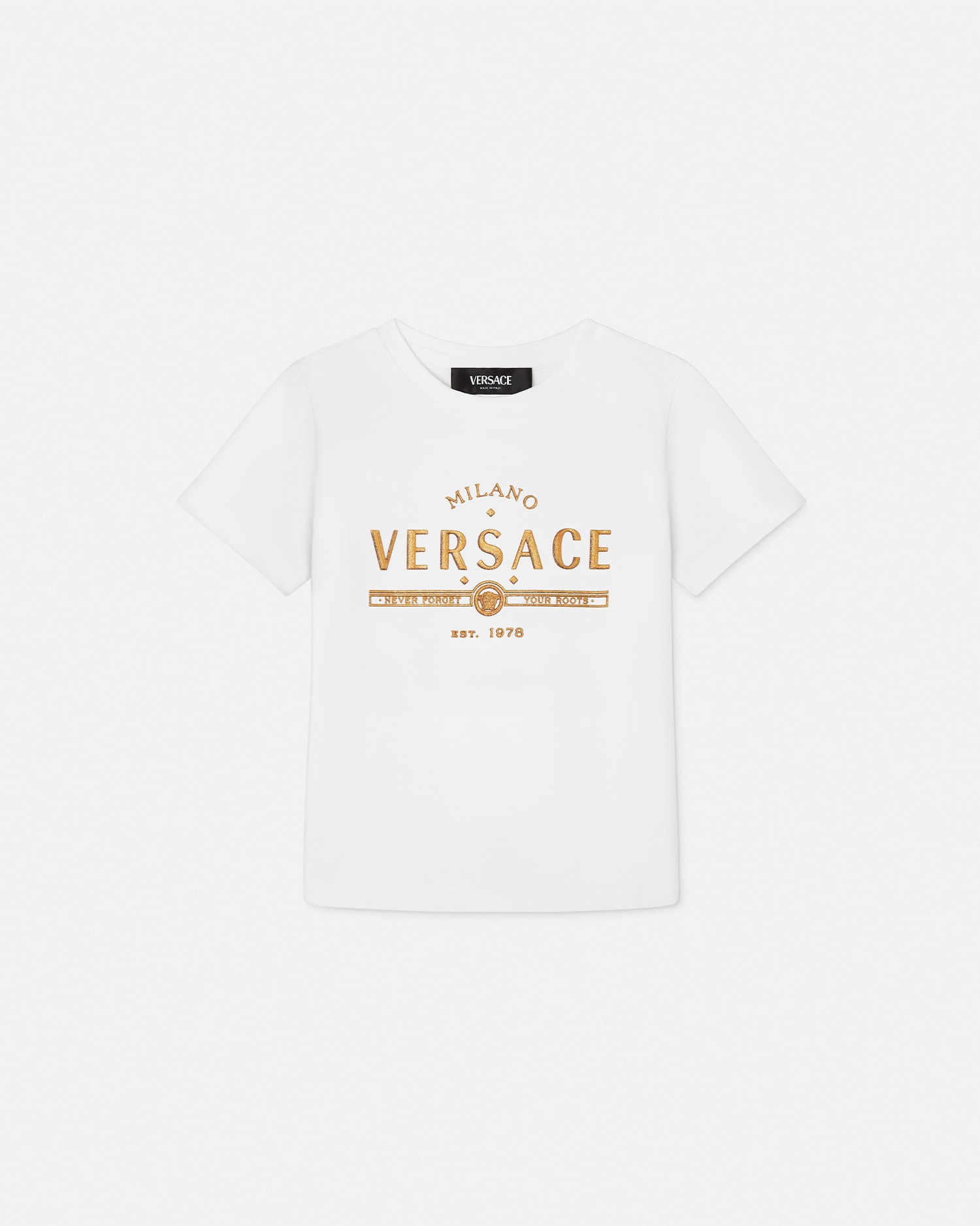 VERSACE T-SHIRT VERSACE LOGO KIDS