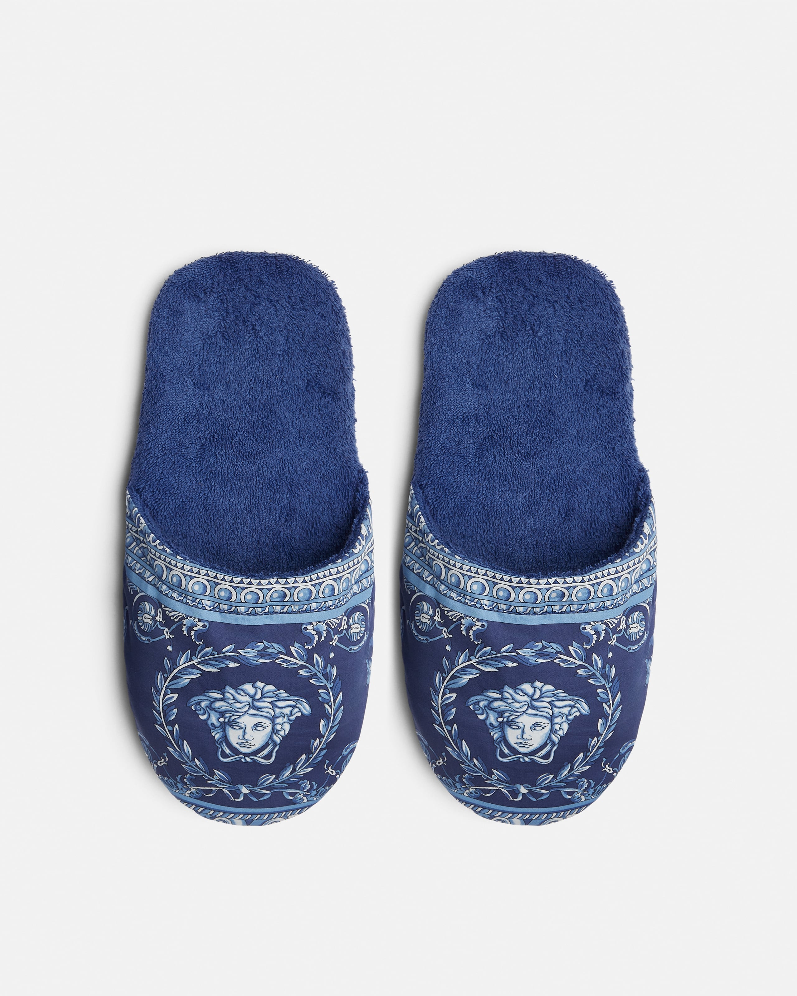 blue versace dress shoes $849.00 !! VERSACE MEN'S ICONIC BLUE SUEDE LOAFERS SHOES MARKED SIZE 40