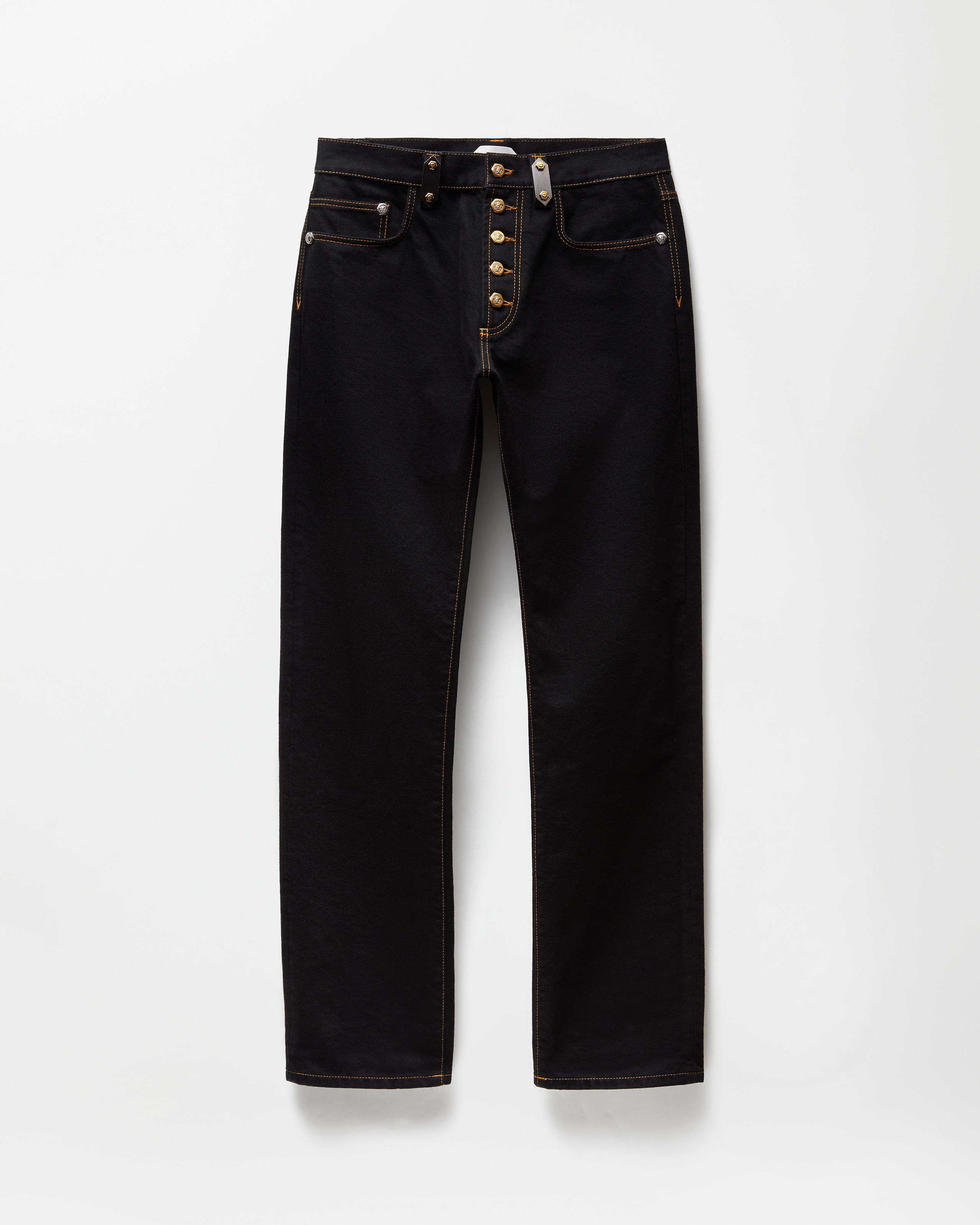 Versace Jean Droit In Noir