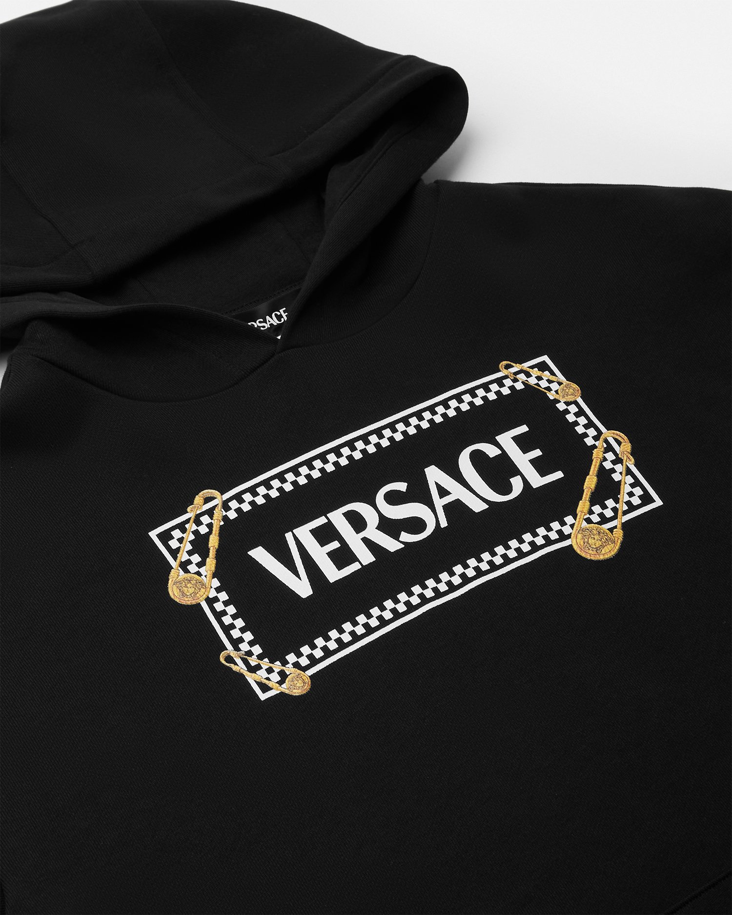 Safety Pin Logo Kids Hoodie