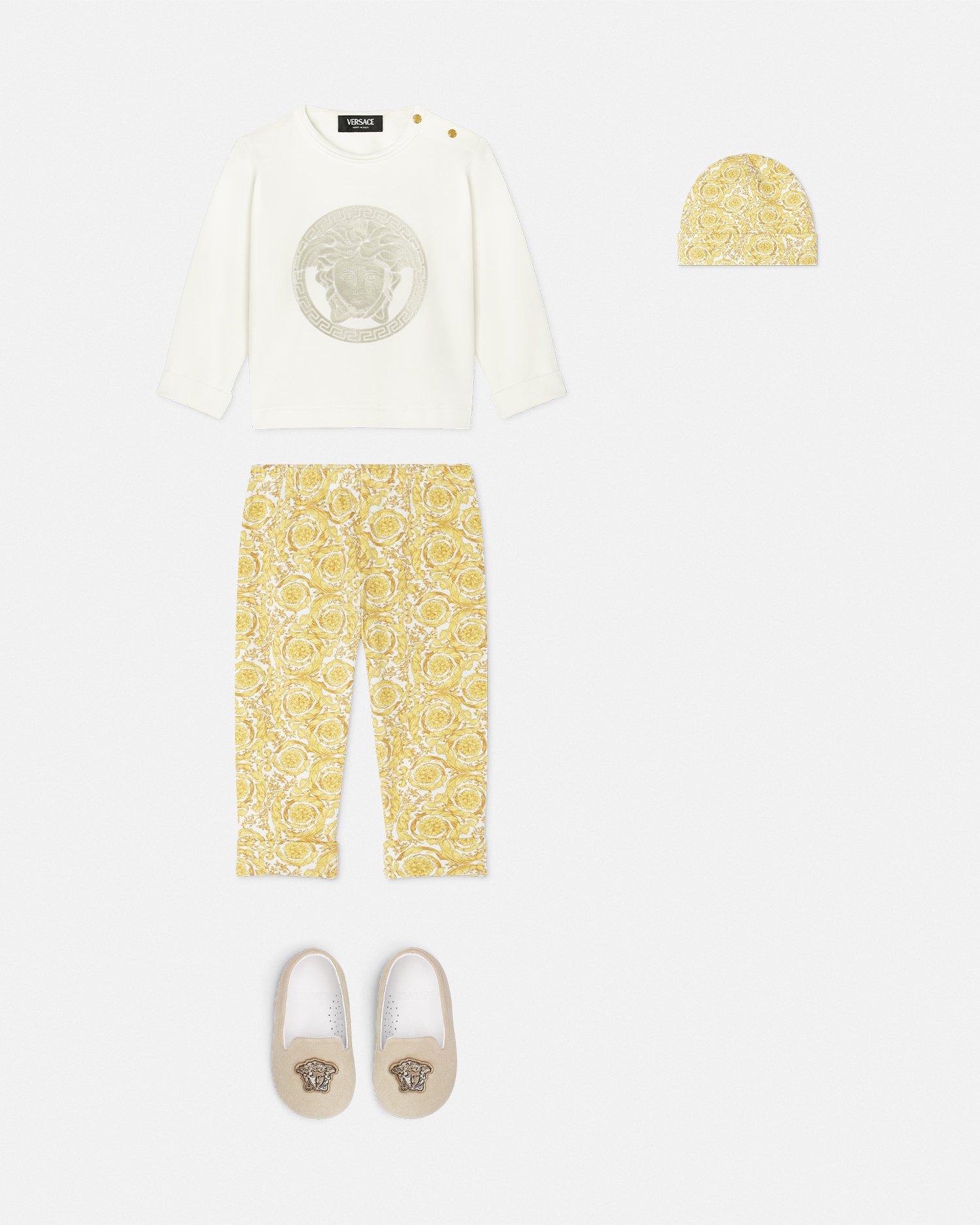 Medusa Baby Long-Sleeved T-Shirt Set