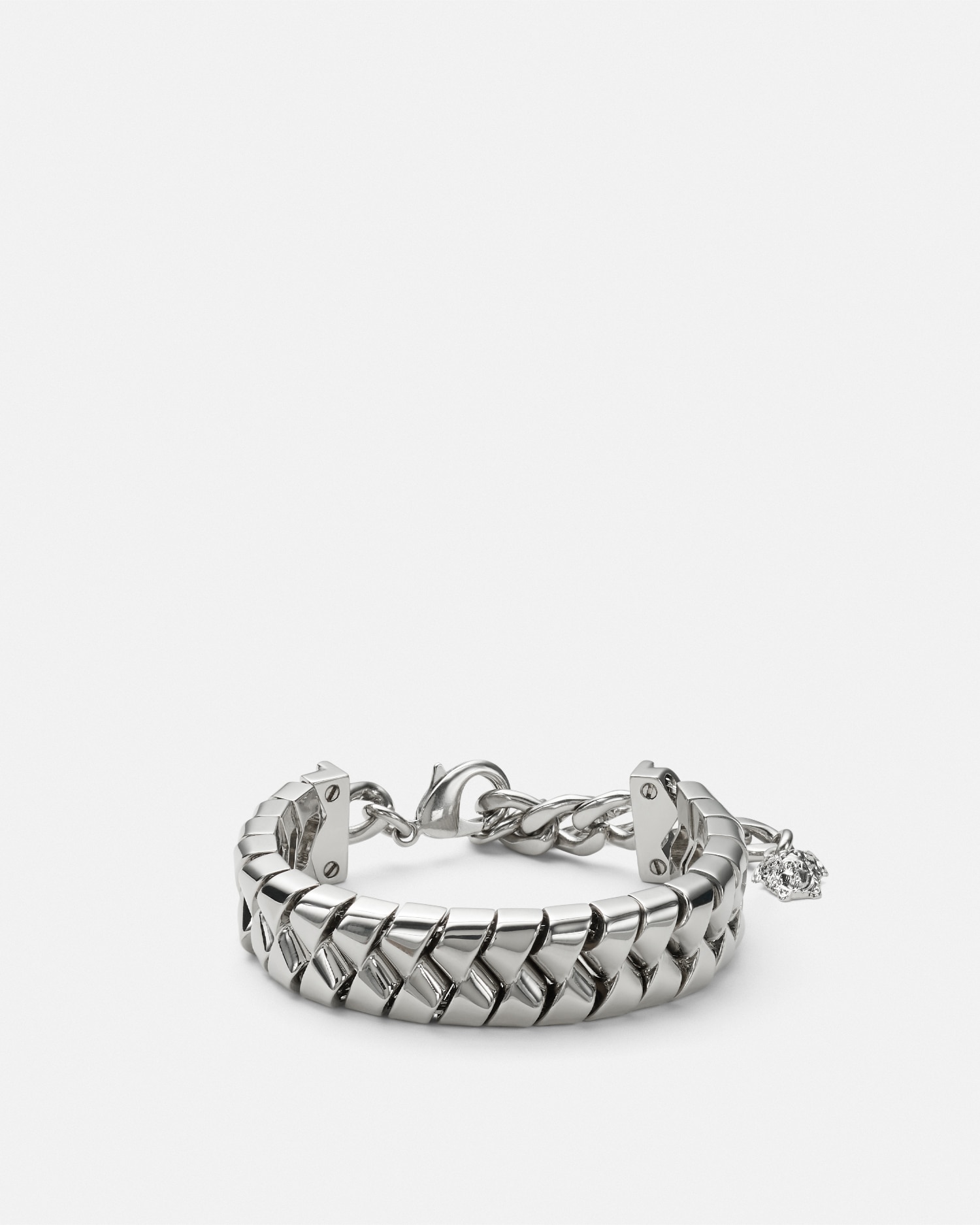 Versace Bind Bracelet In Argent