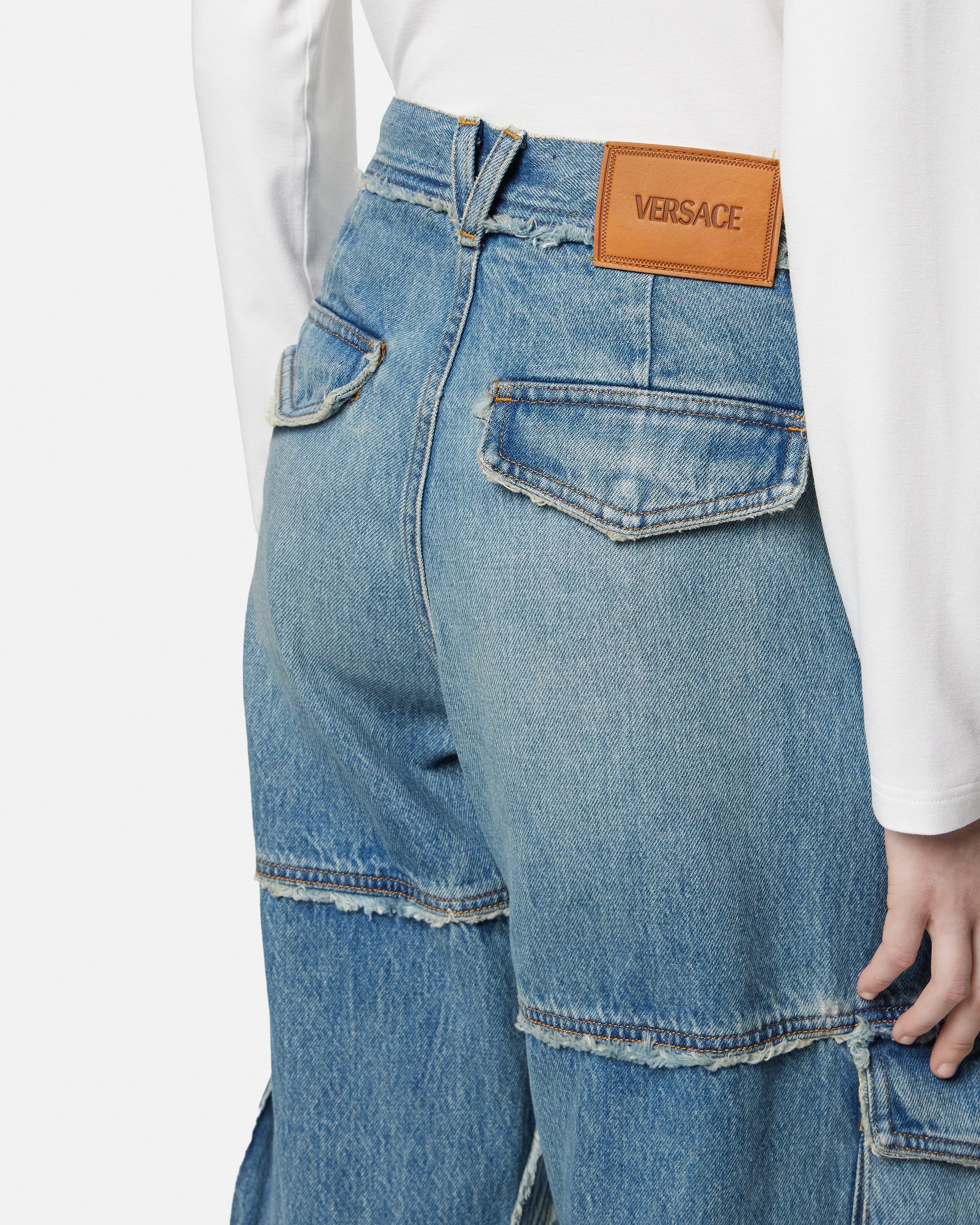 Low-Waist Cargo Jeans