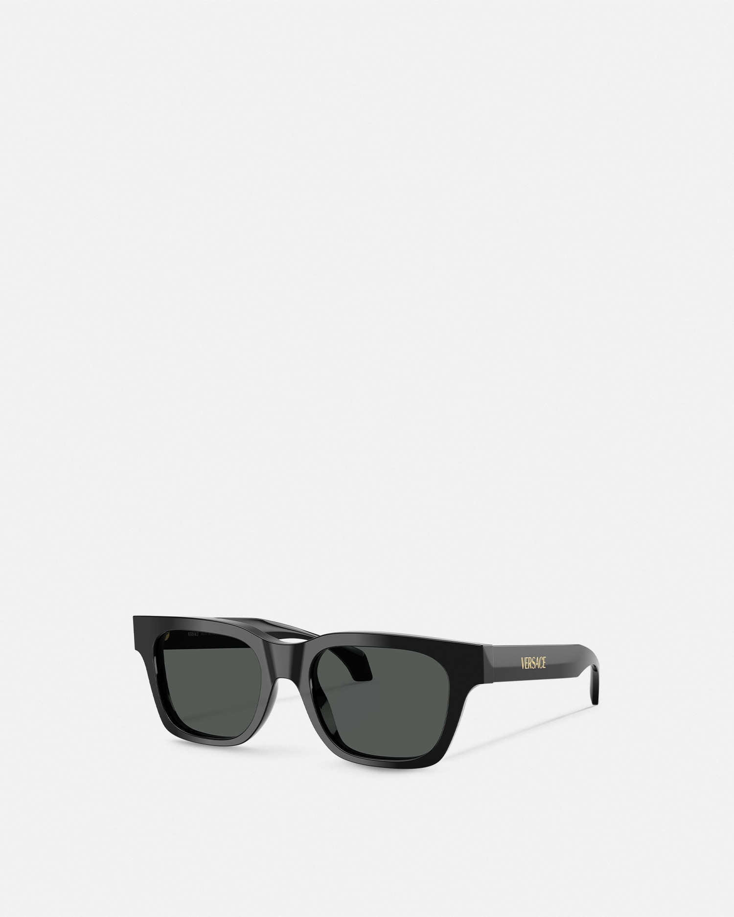 Versace Signature Squared Sunglasses In Black