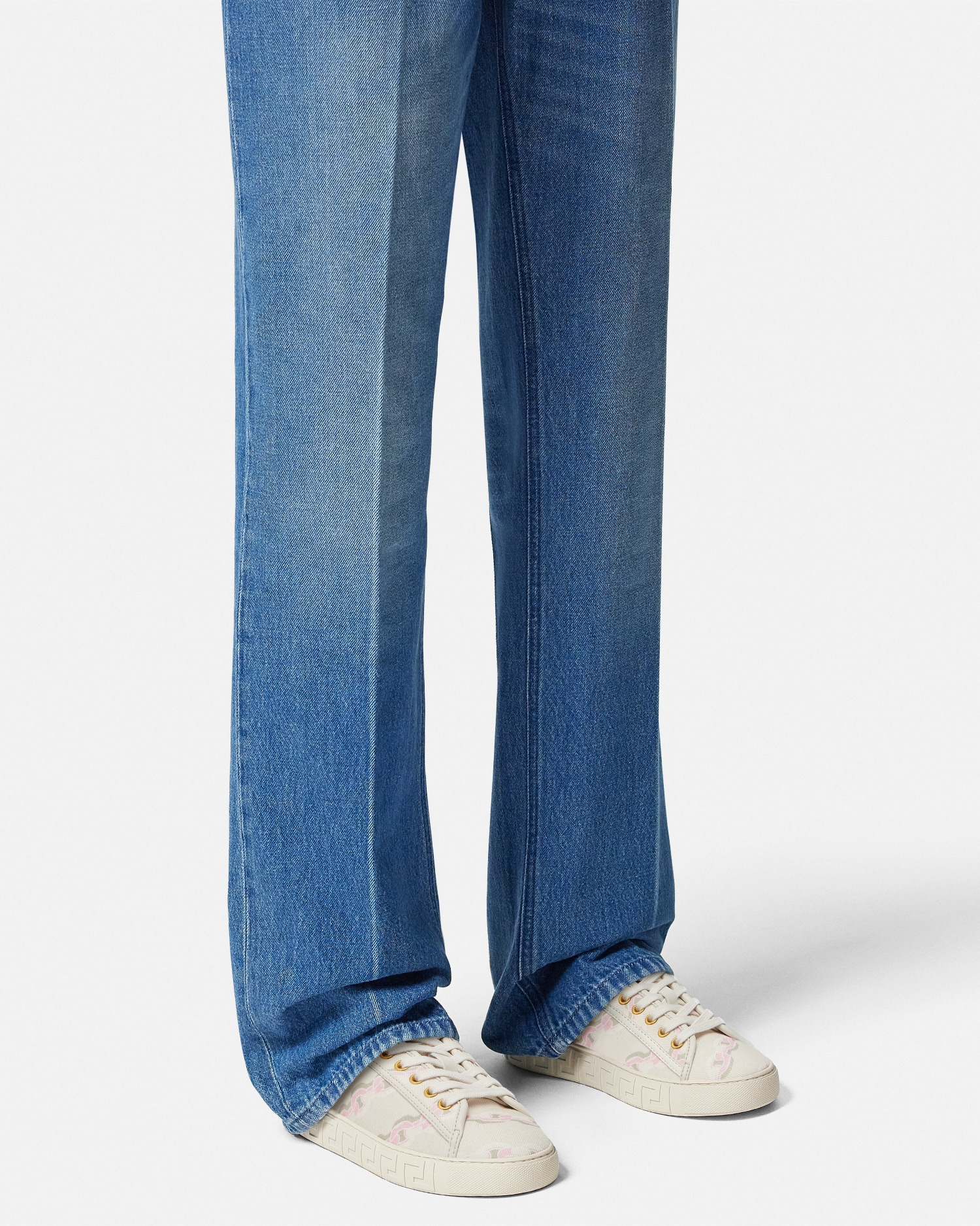 Chain Stripes Greca Sneakers