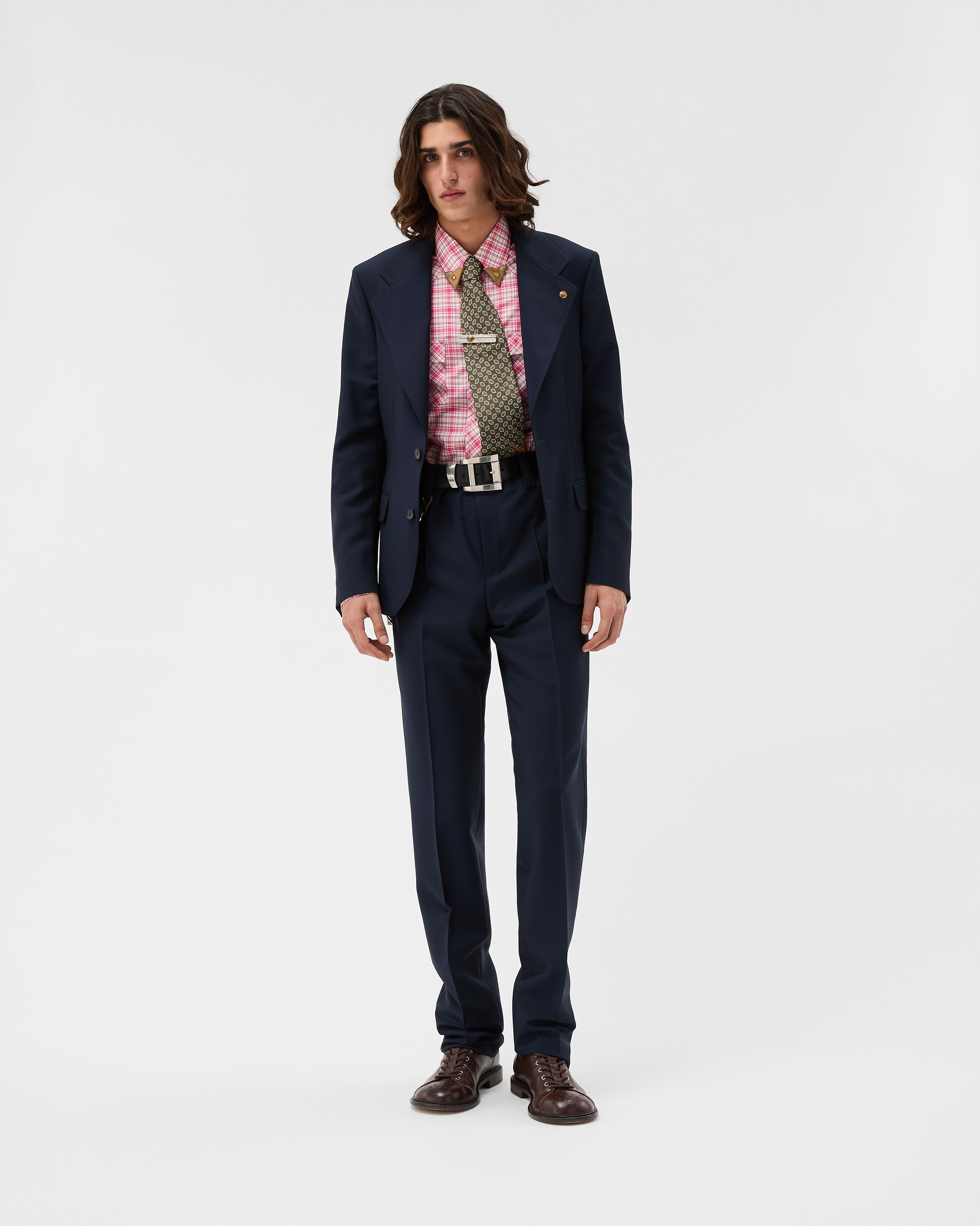 Blazer Costume Formel H&M - Taille 4, Couleur Turquoise, Matière Polyester - Occasion Très Bon état
