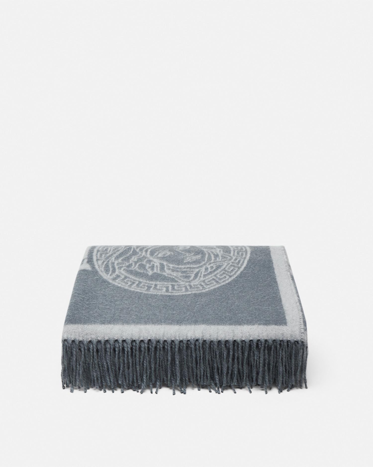 Icon Cashmere-Blend Fringed Blanket