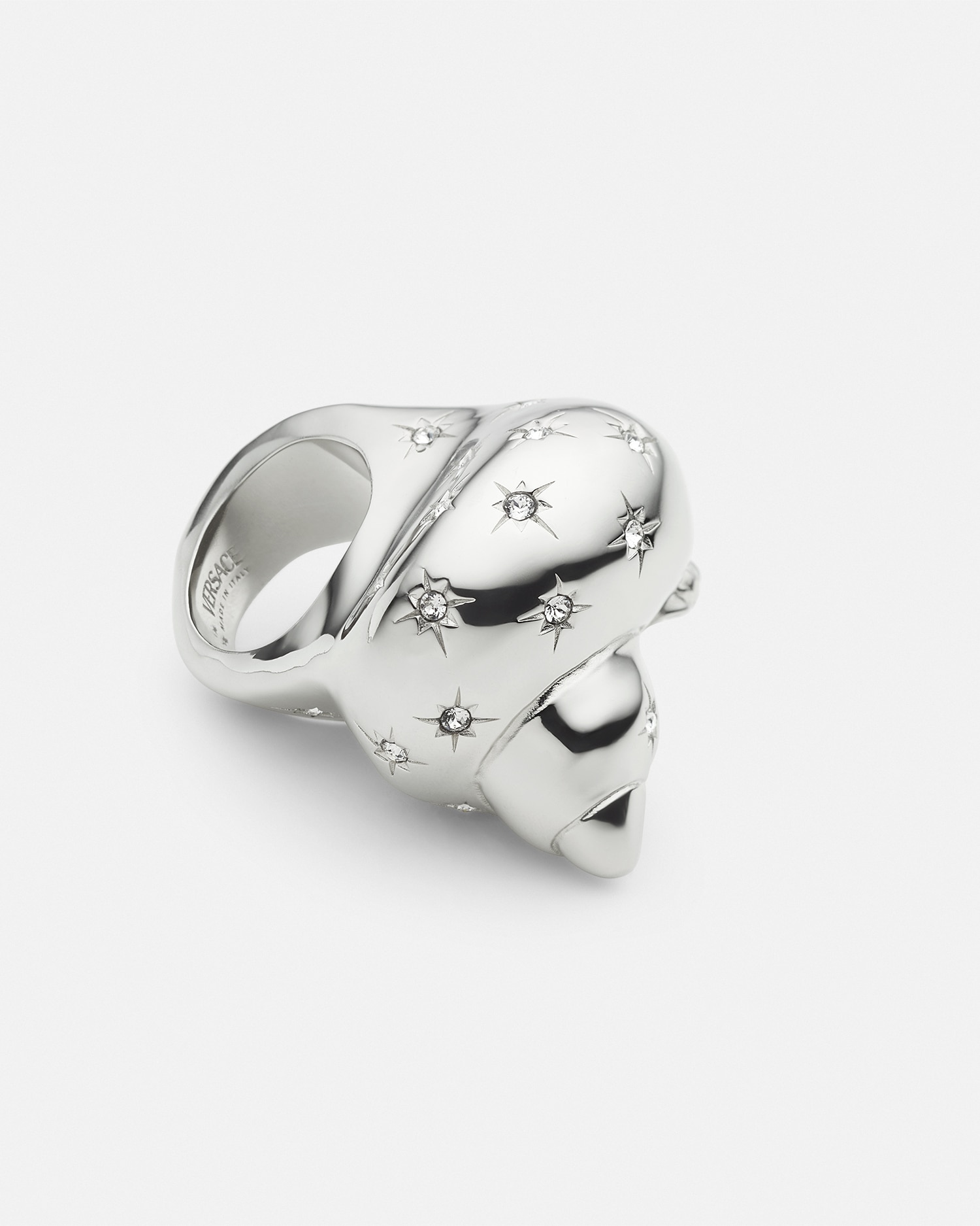 Versace Crystal Icons De La Mer Ring