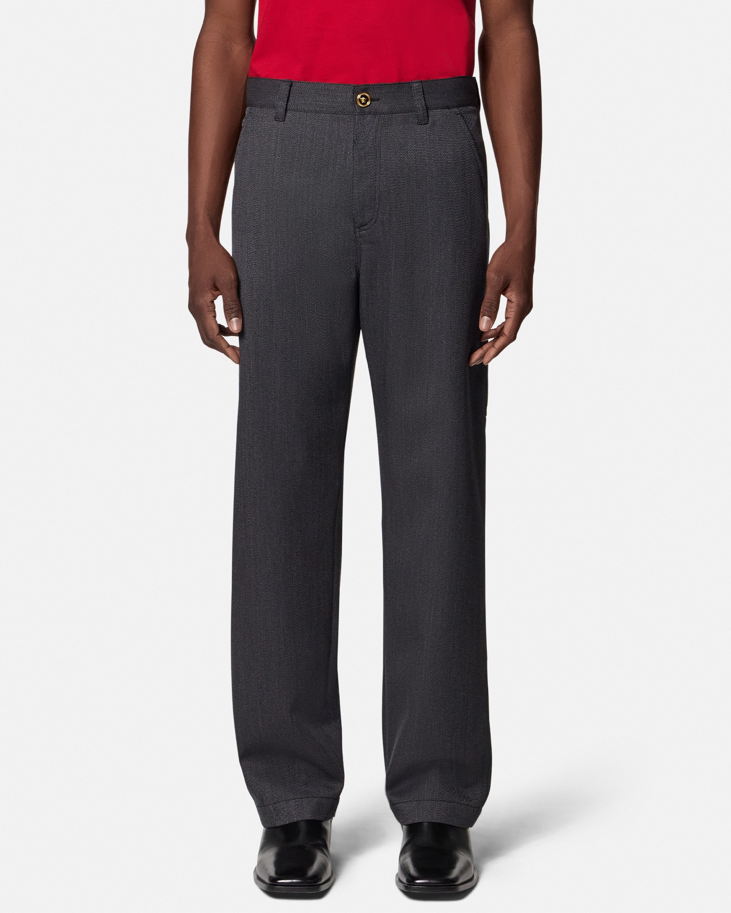 Mouliné Wool Carpenter Pants