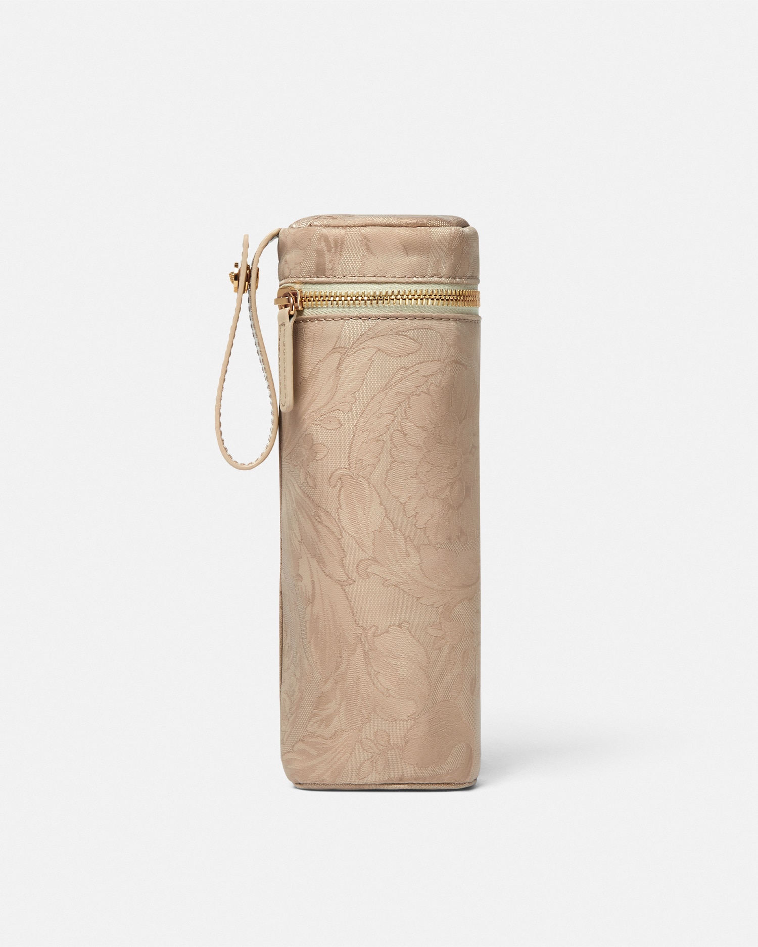 Versace Barocco Baby Feeding Bottle Holder In Beige