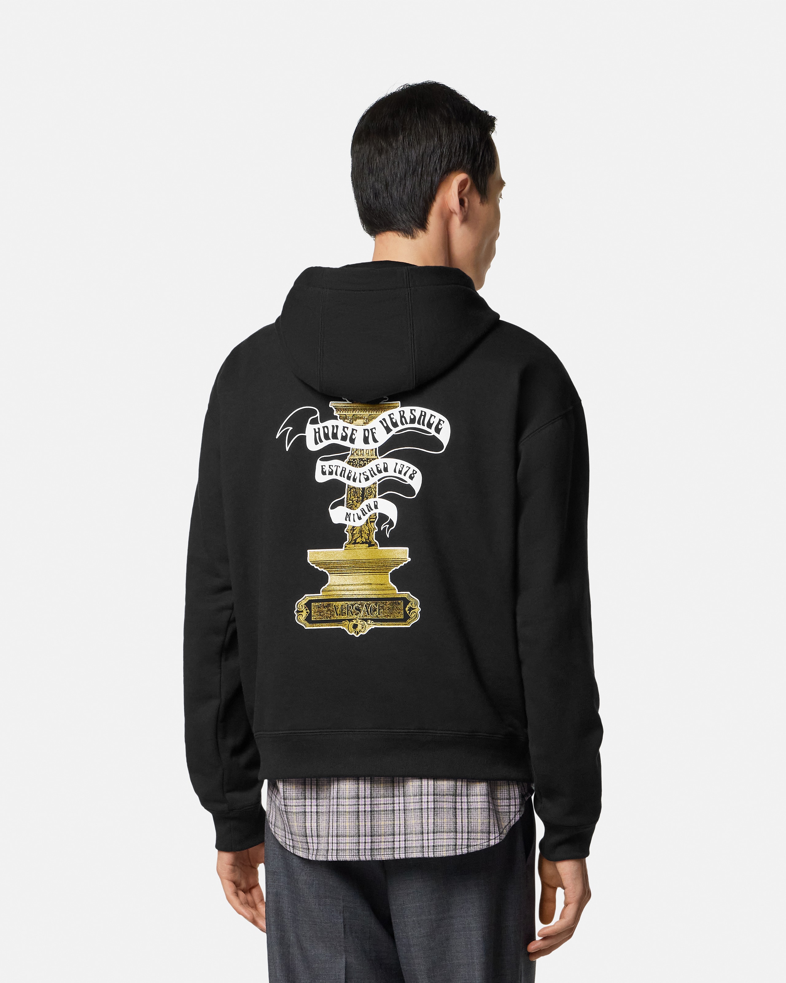 Printed Cotton-Jersey Hoodie