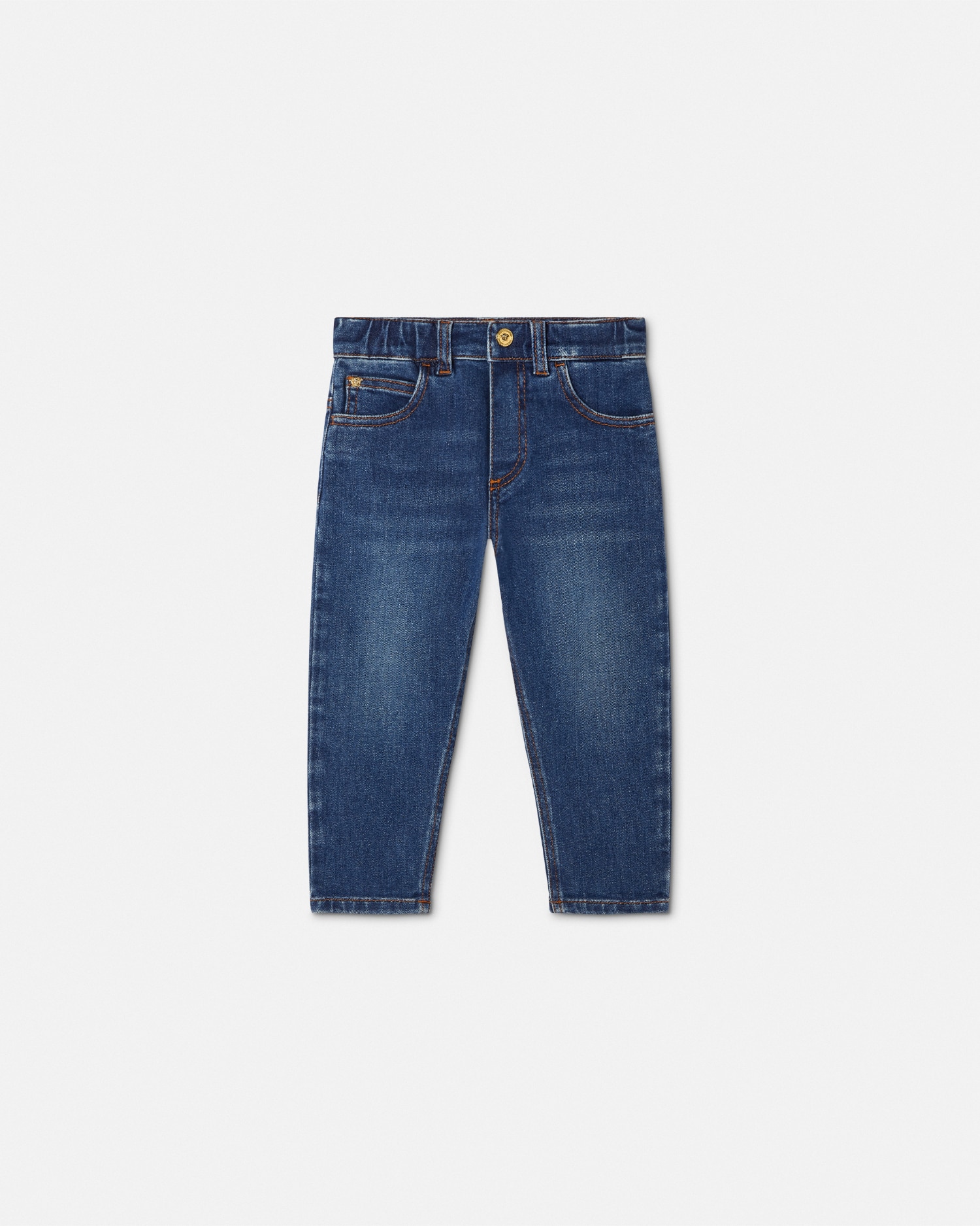 Versace Jean Kids Stretch In Bleu