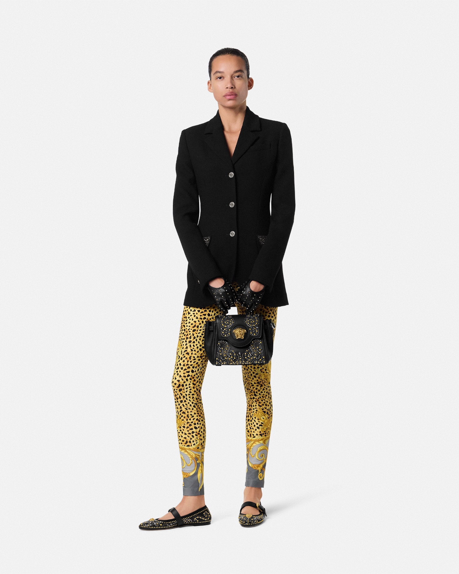 Cheetah Foulard Leggings