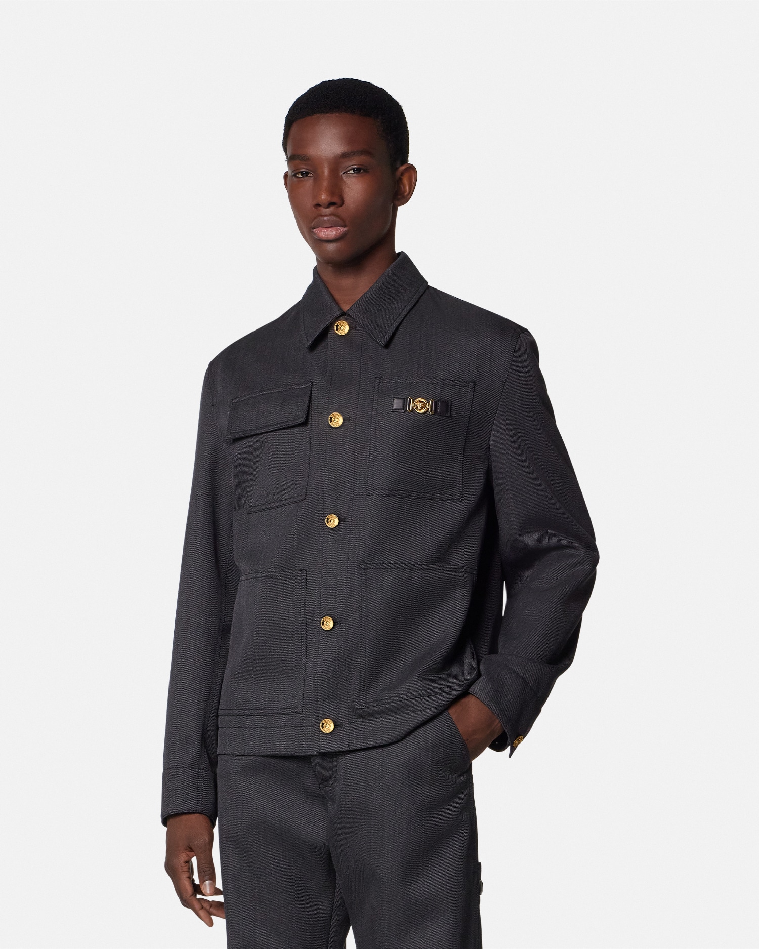 Mouliné Wool Carpenter Jacket