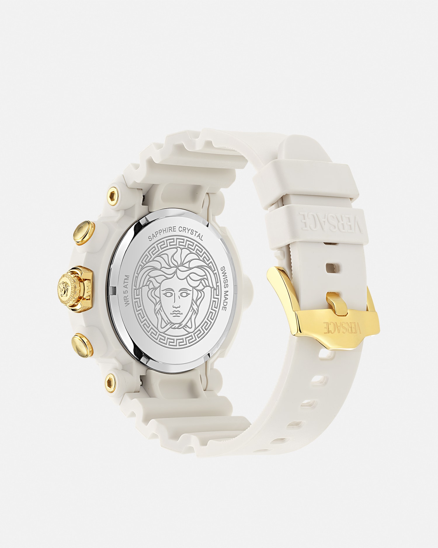 Versace V-real Active Chrono 45mm In White