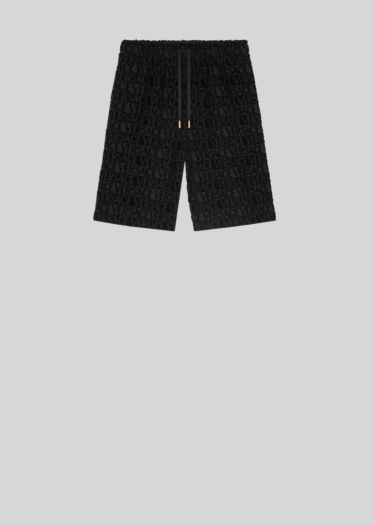 I ♡ Baroque Bermuda Shorts Black+Print 1