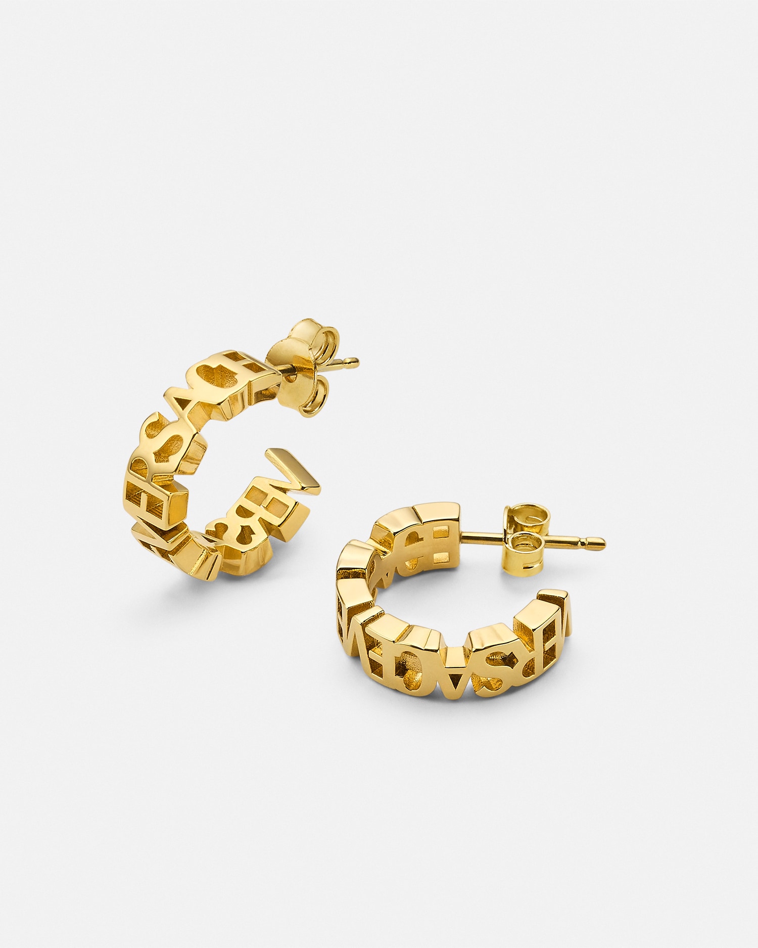 Versace Logo Earrings