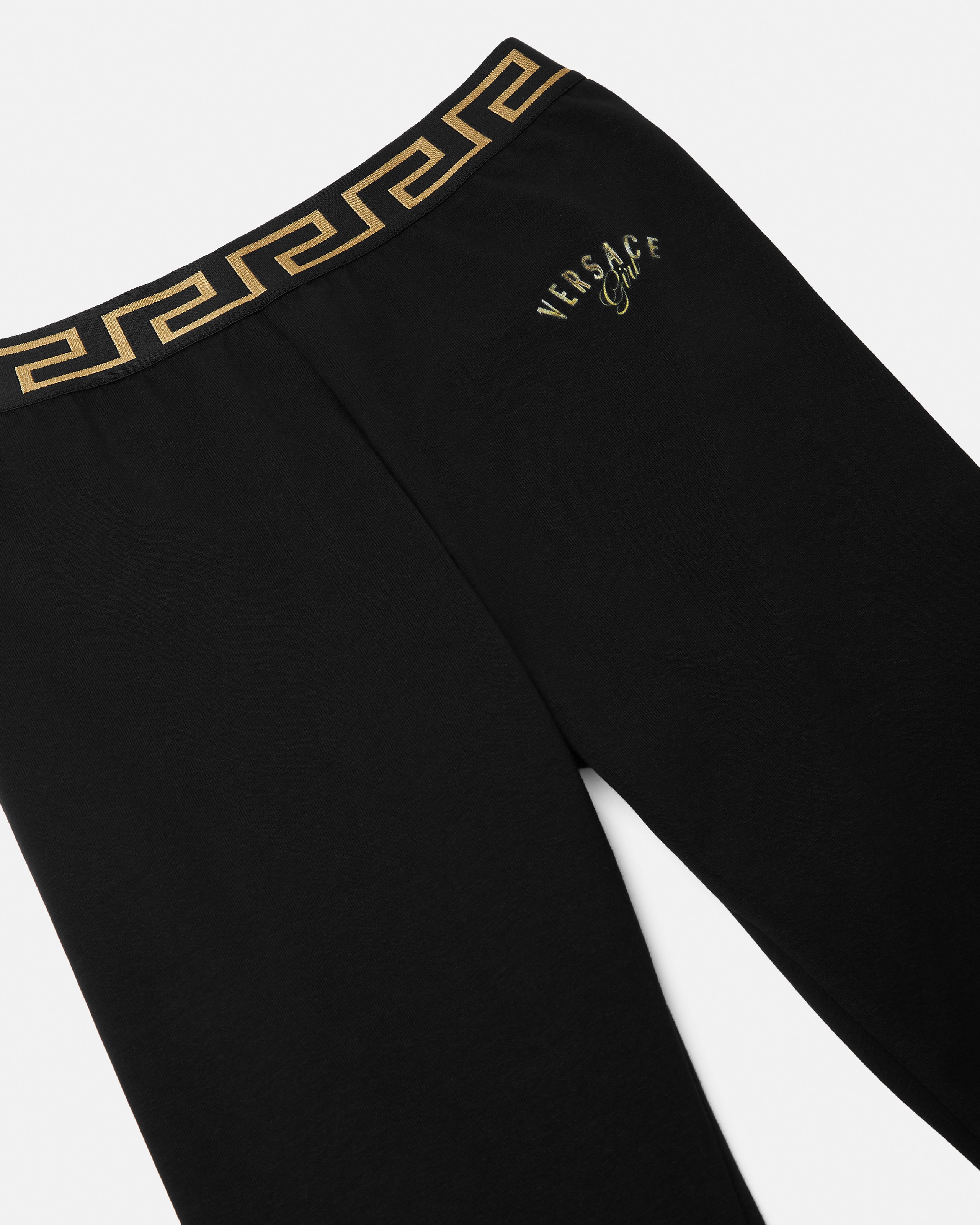 Kids Printed Stretch Cotton-Jersey Leggings