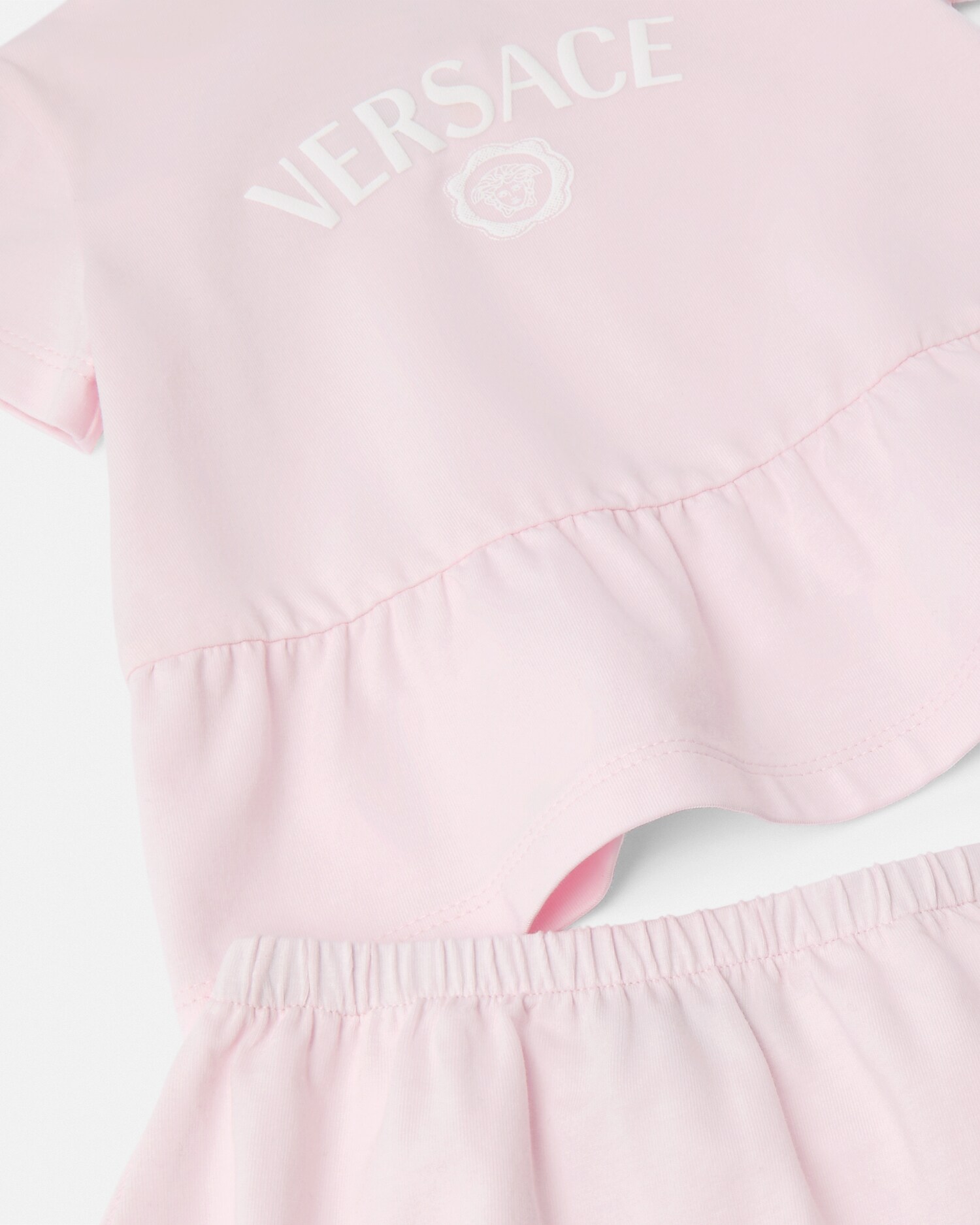 Versace Logo Baby Dress Set