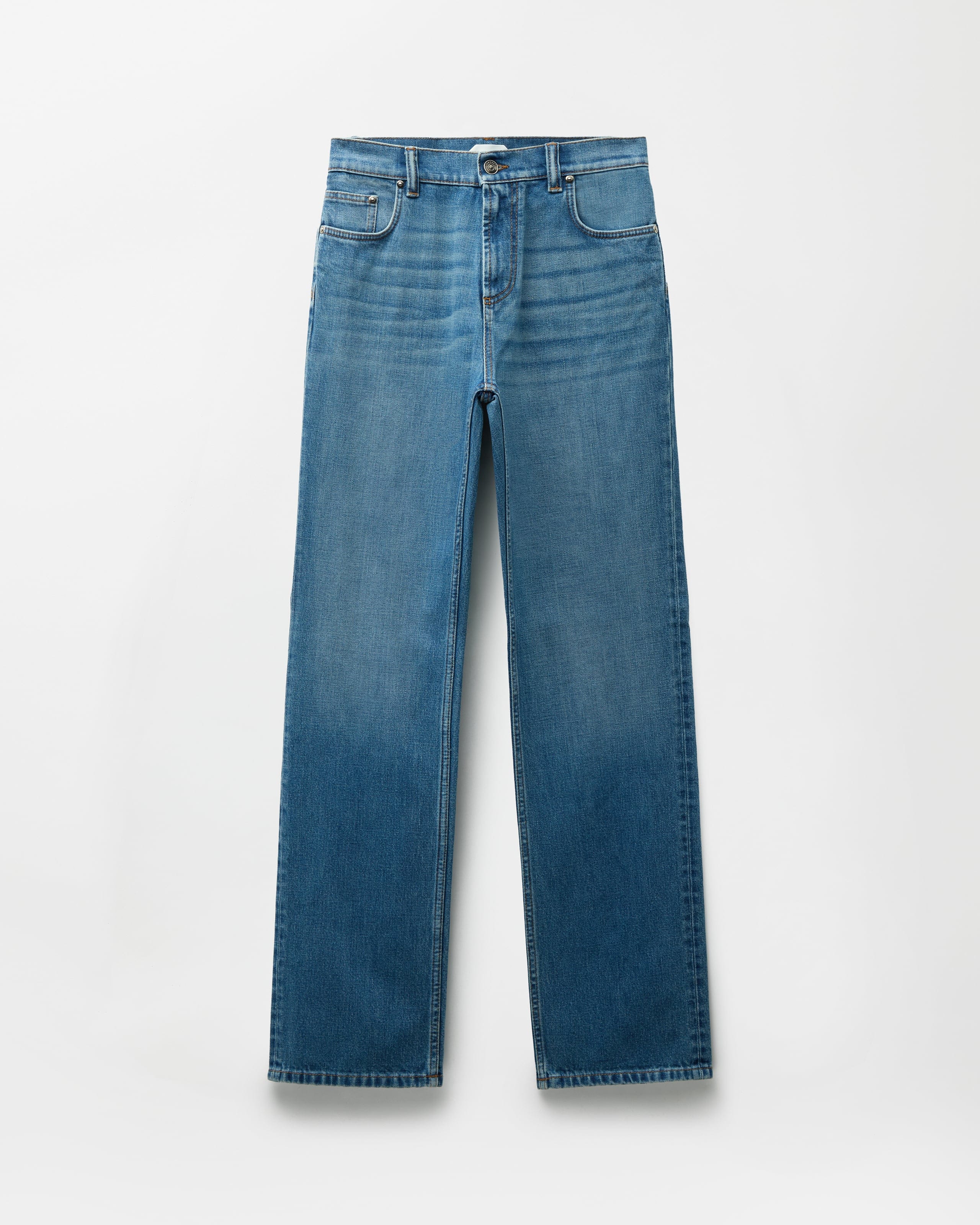 Versace Straight Jeans In Blue