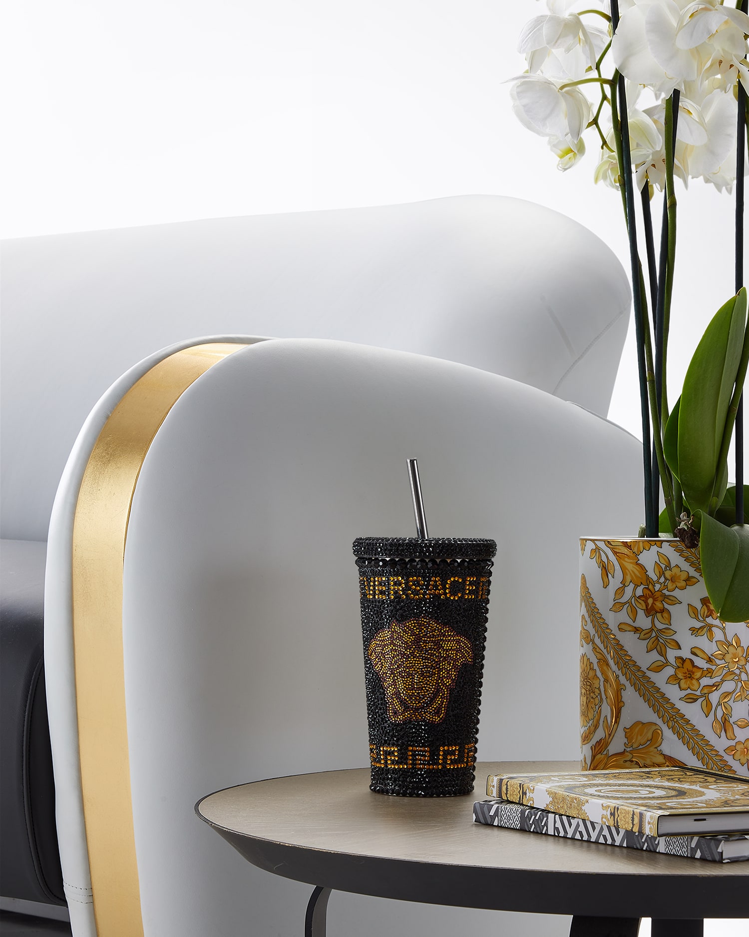 関税込♦VERSACE♦Medusa コットンスリッパ 国内発送】VERSACE Medusa コットンスリッパ