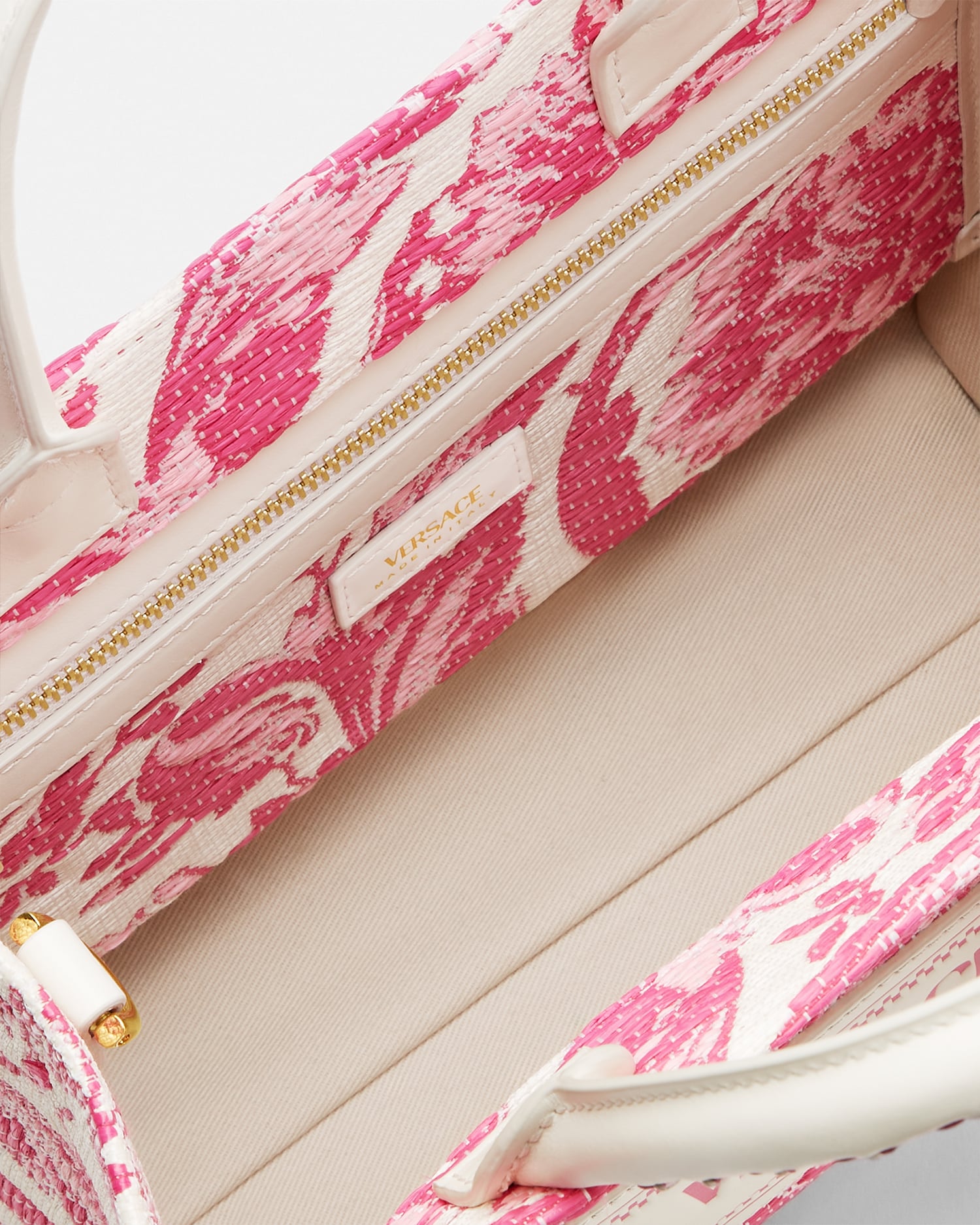 Athena Small Raffia Tote