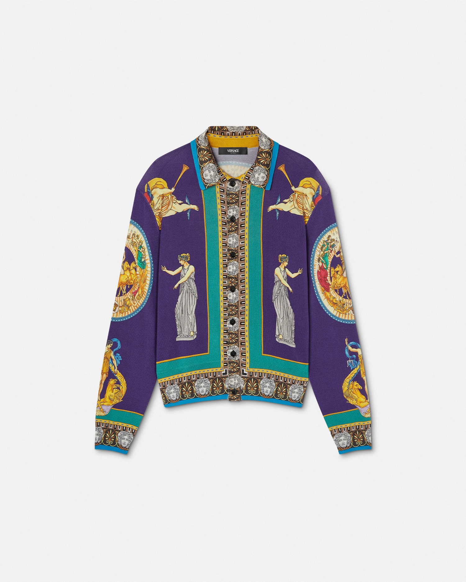 Hall of Statues Silk Knit Shirt