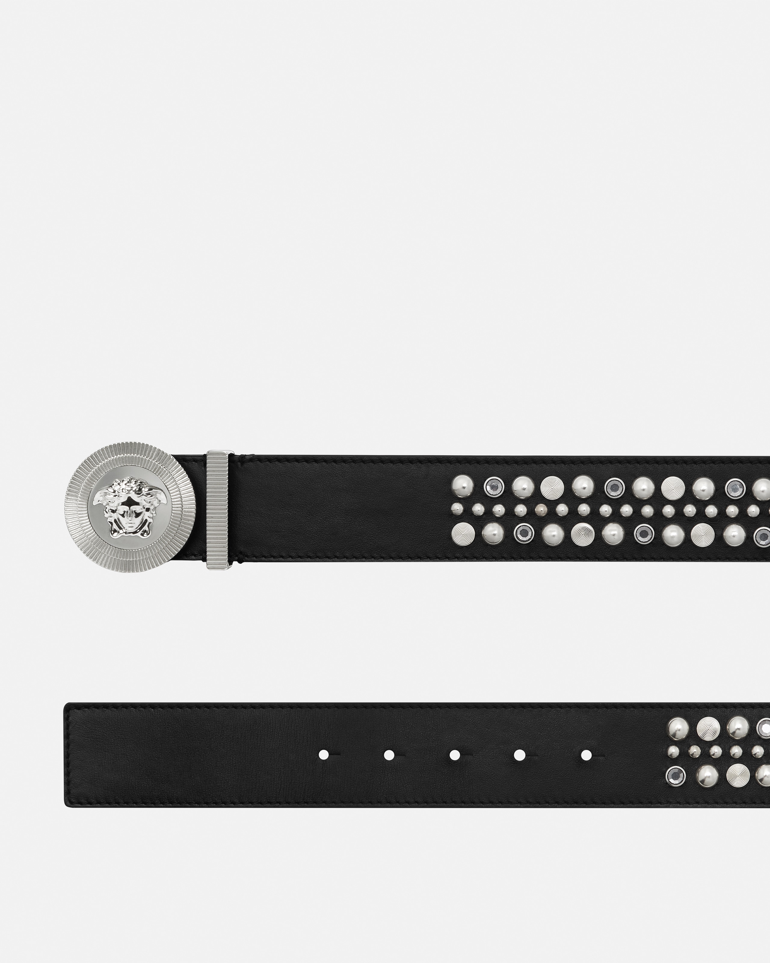 Medusa Biggie Embellished Belt 1.6"