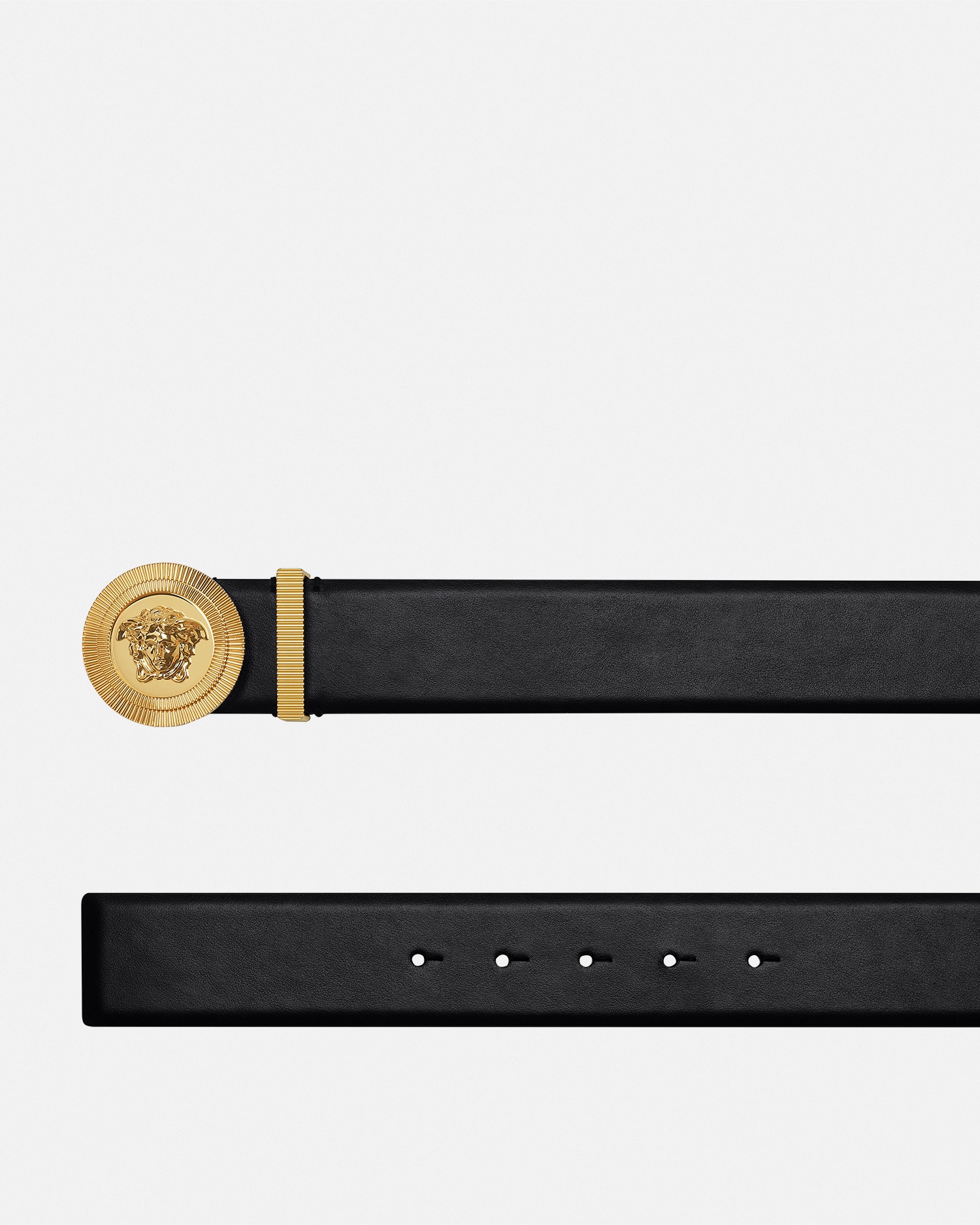 Medusa Biggie Leather Belt 1.6"