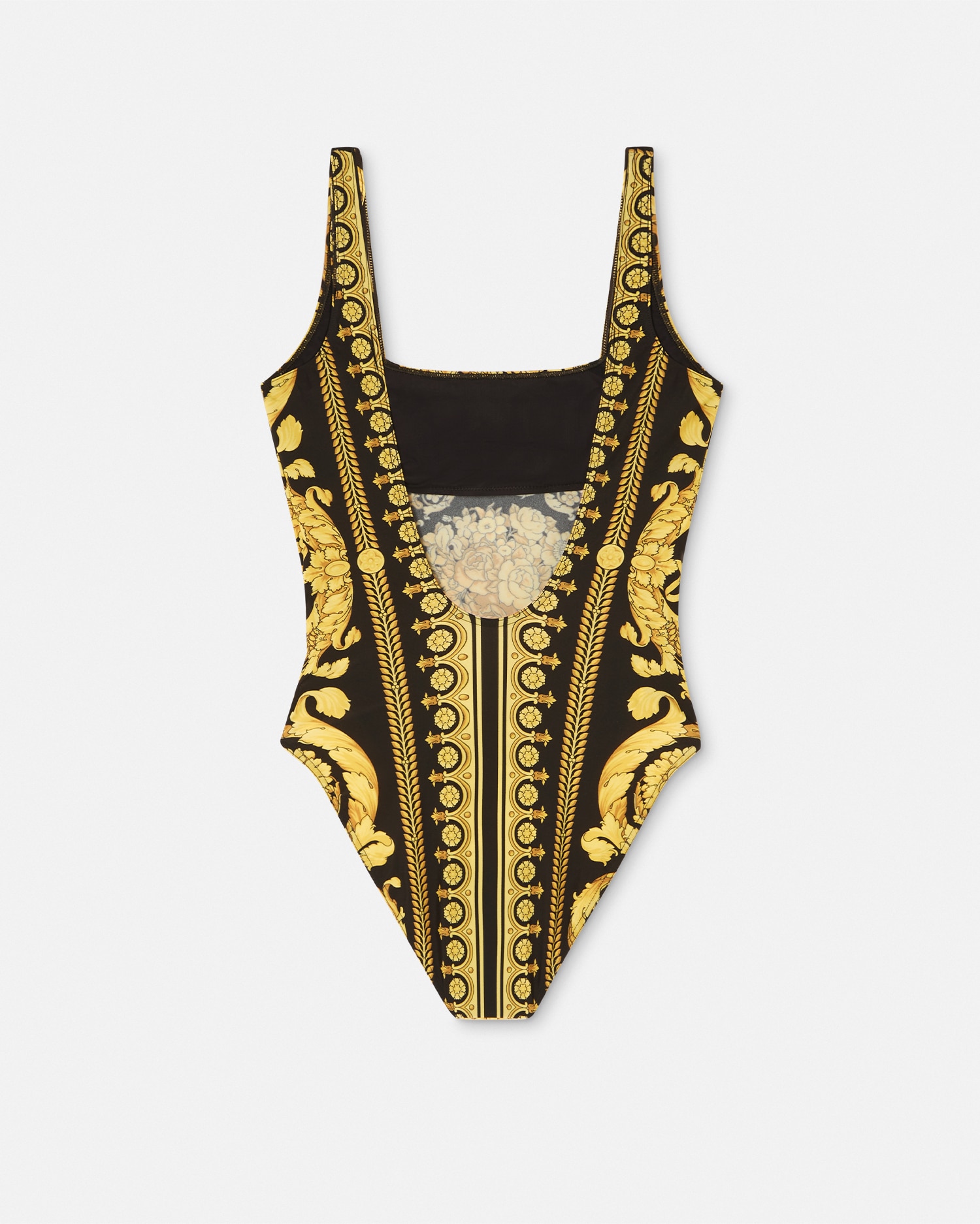 Printed Nylon-Blend One-Piece Swimsuit