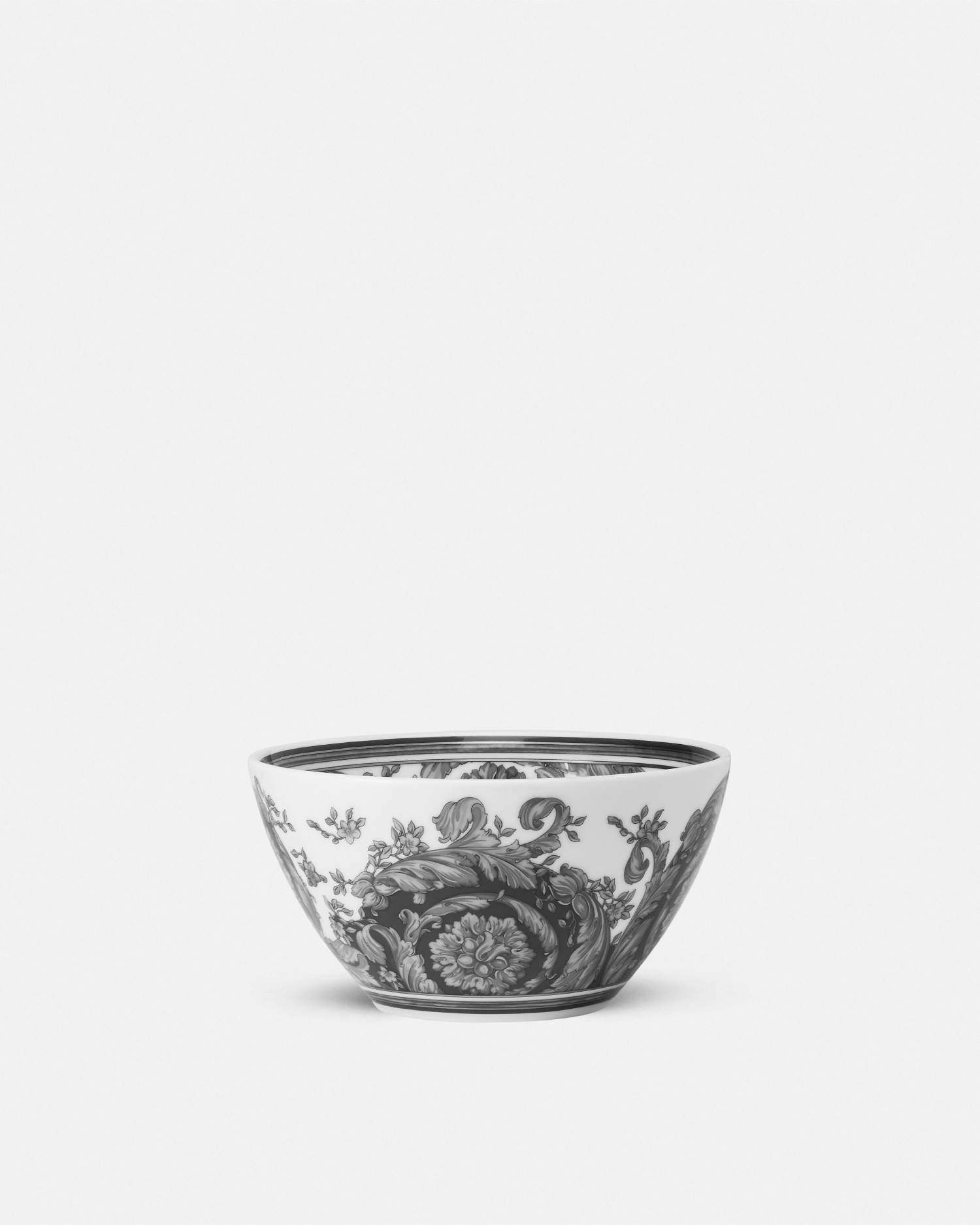 Versace Barocco Haze Bowl 12 Cm In Gray