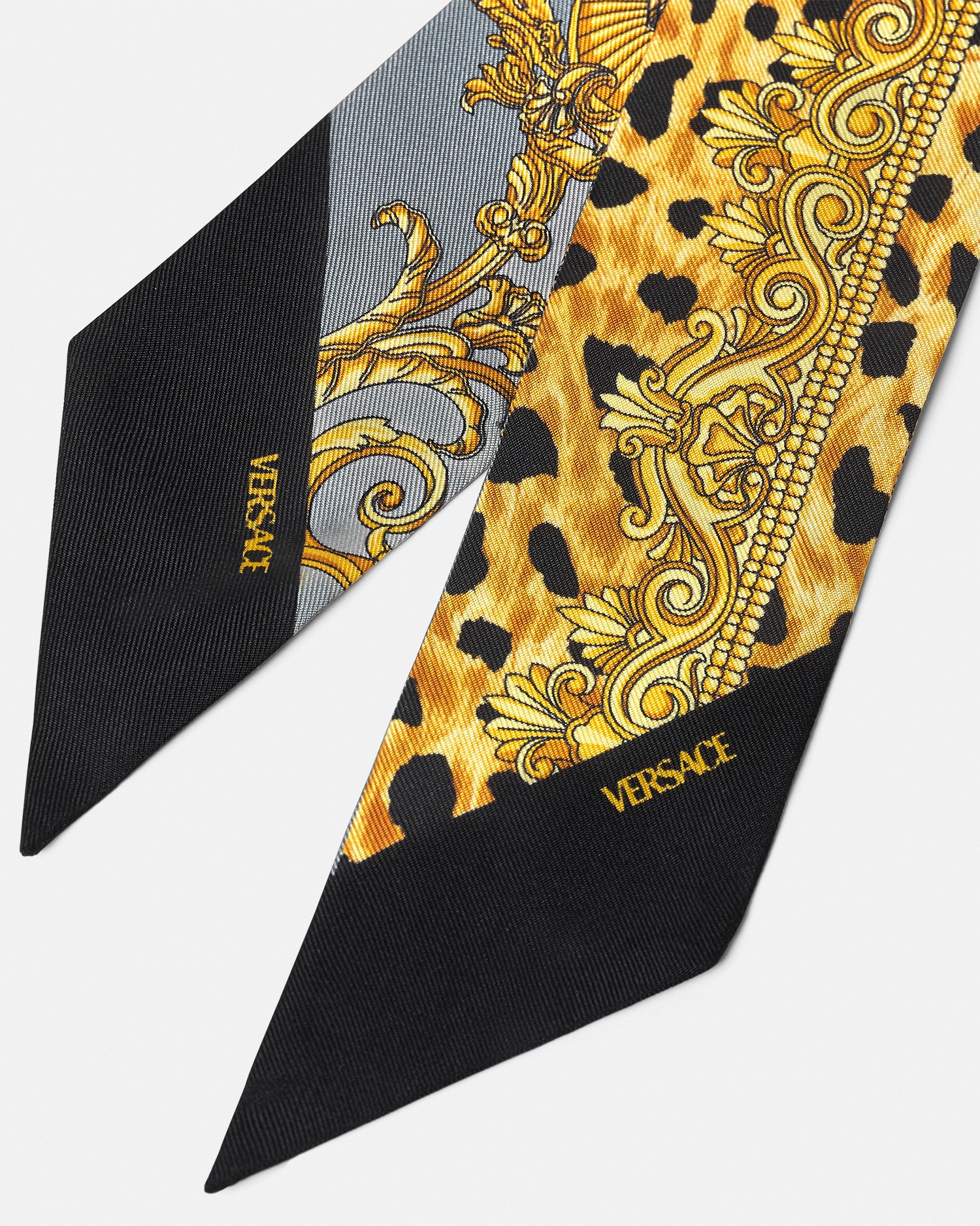 Cheetah Barocco Silk Lavallière